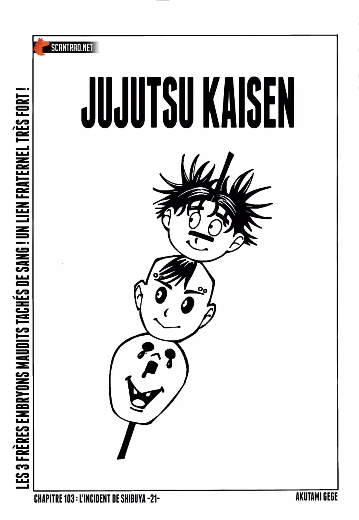 Jujutsu Kaisen Chapitre 103 page 1