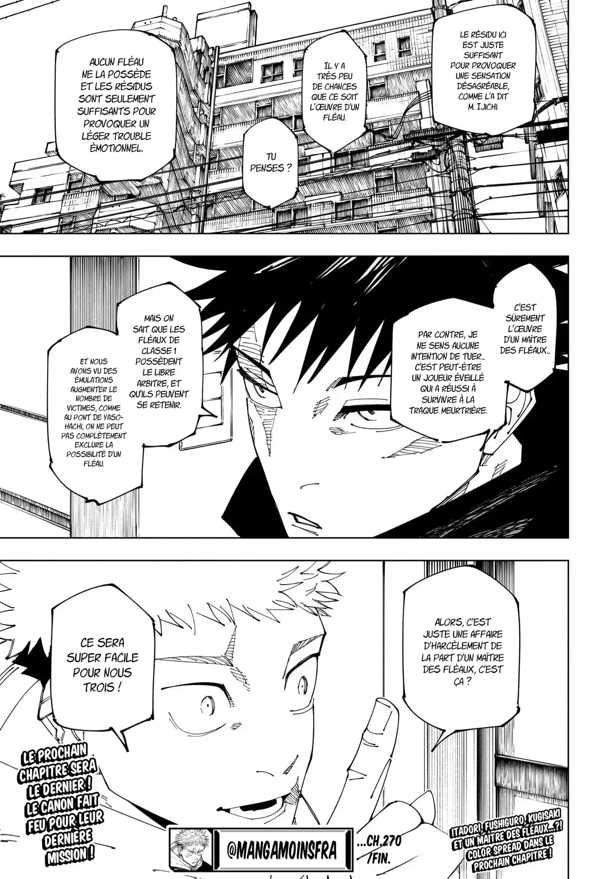 Jujutsu Kaisen Chapitre 270 page 19
