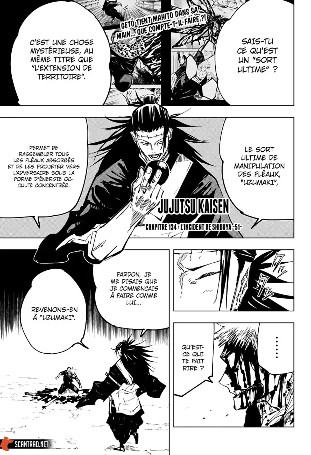 Jujutsu Kaisen Chapitre 134 page 1