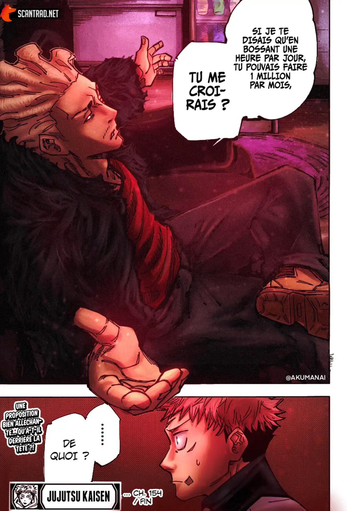 Jujutsu Kaisen Chapitre 154 page 20