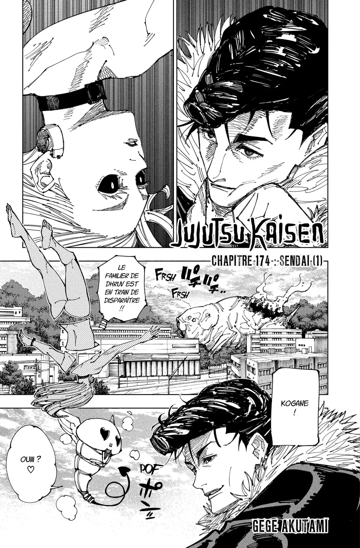 Jujutsu Kaisen Chapitre 174 page 1
