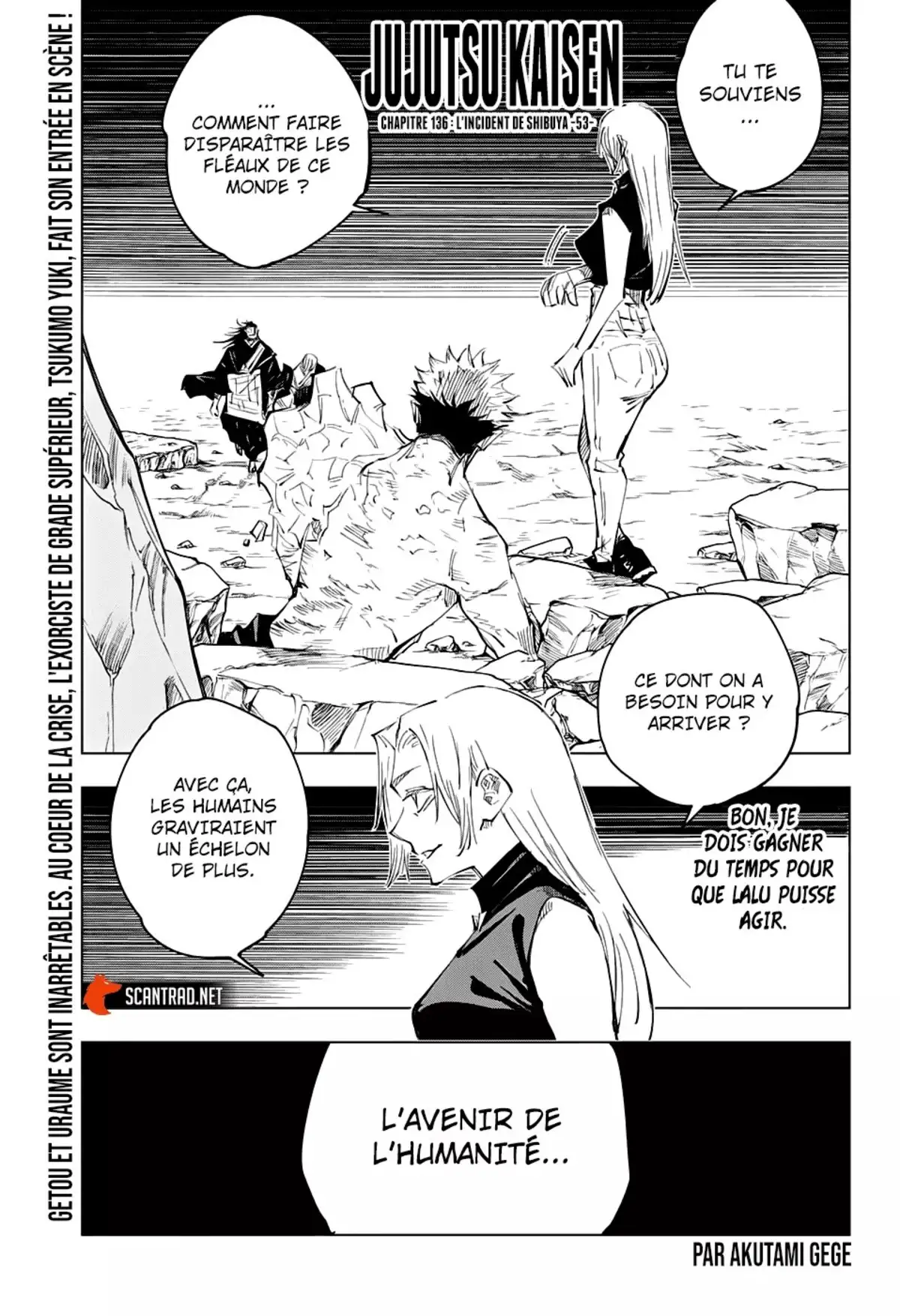 Jujutsu Kaisen Chapitre 136 page 1