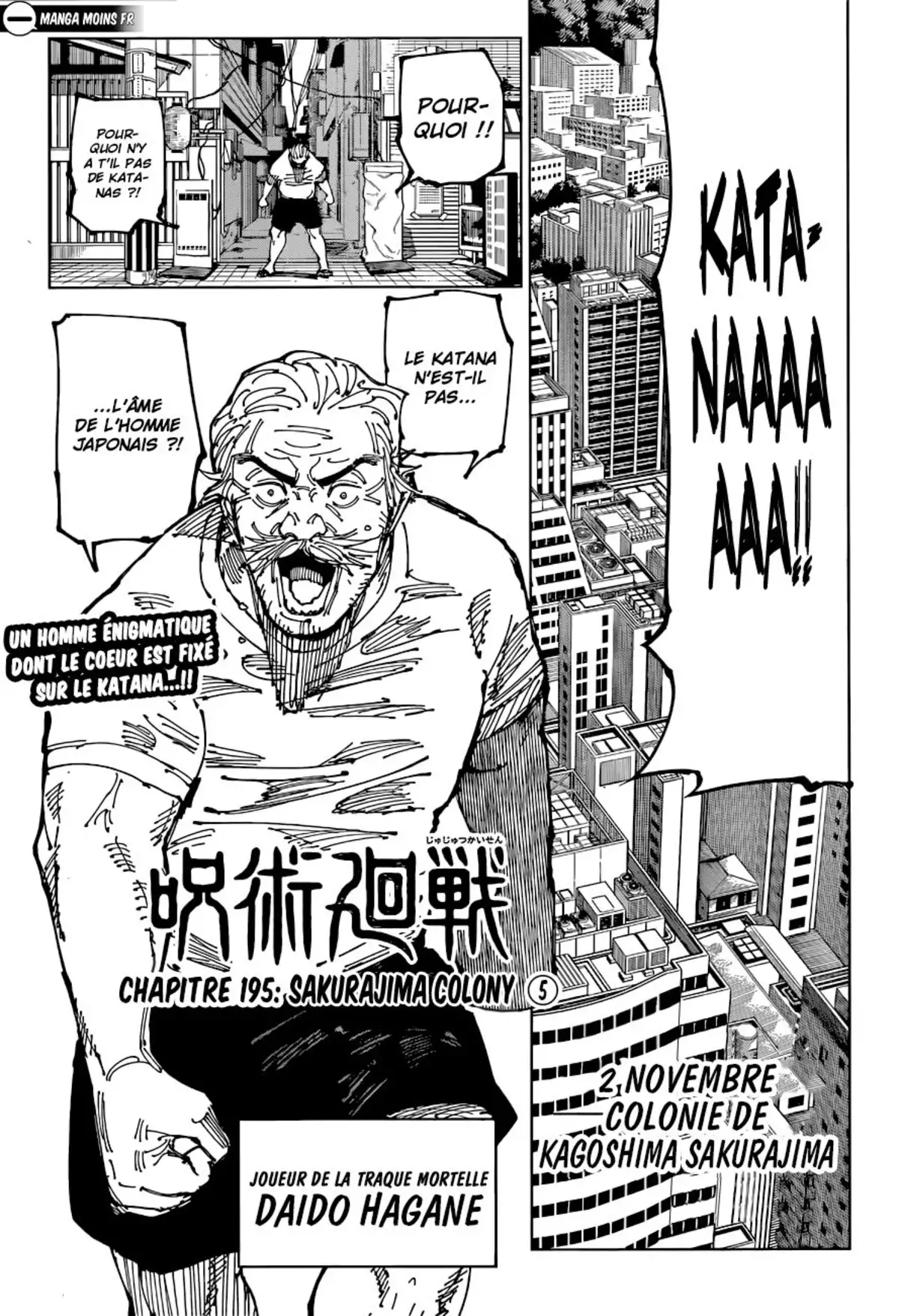 Jujutsu Kaisen Chapitre 195 page 1