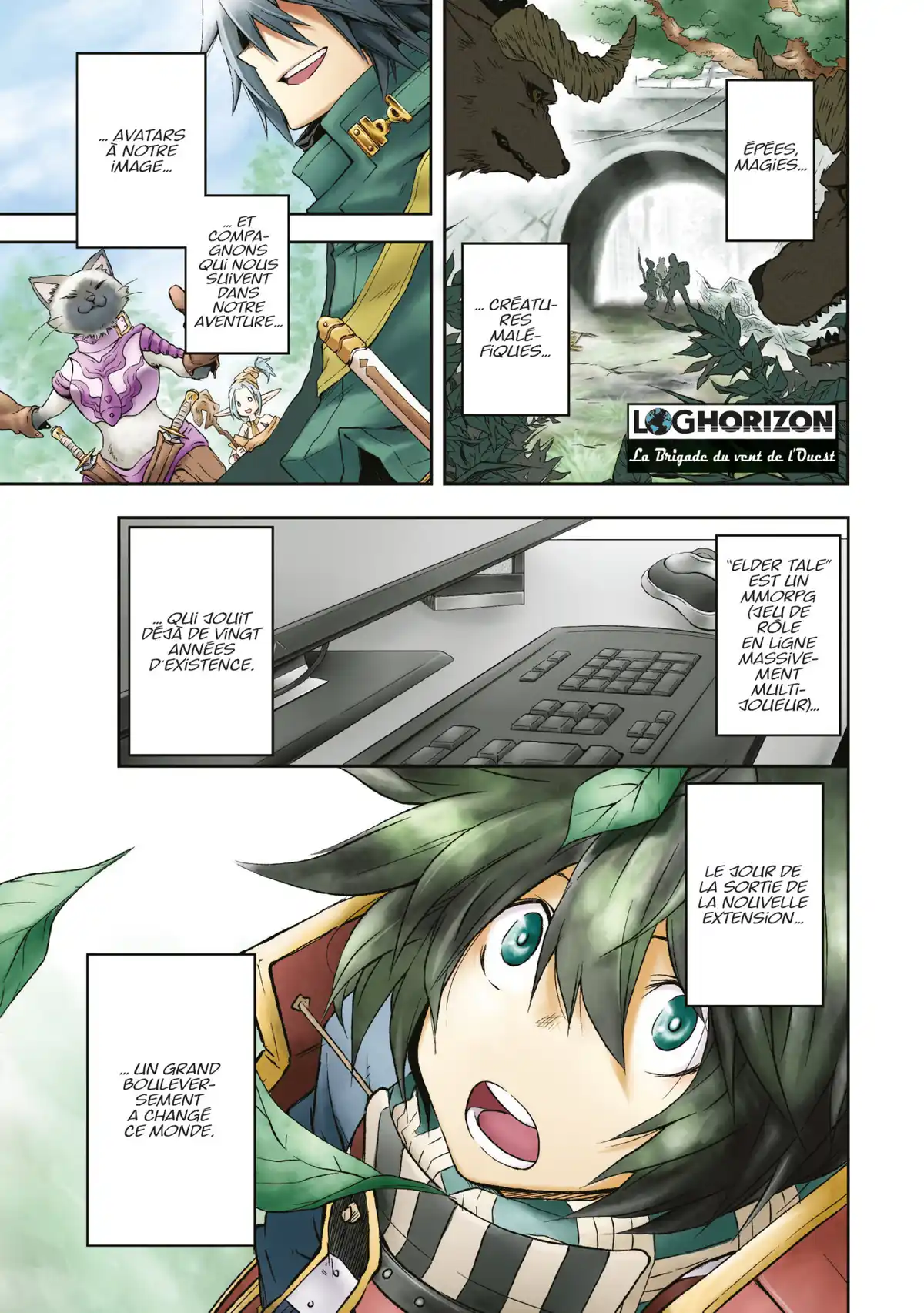 Log Horizon – La Brigade du Vent de l’Ouest Volume 1 page 2