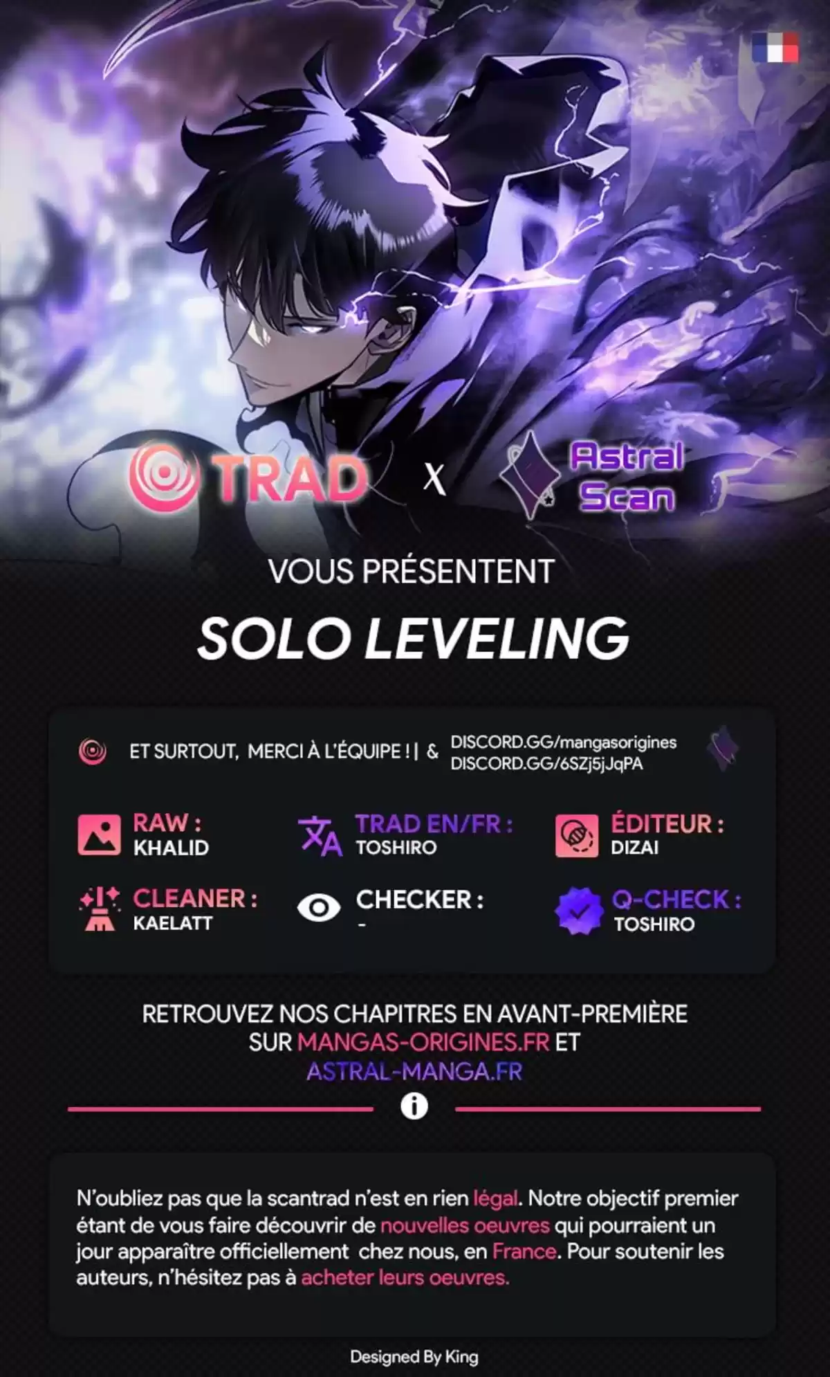 Solo Leveling Chapitre 184 page 1