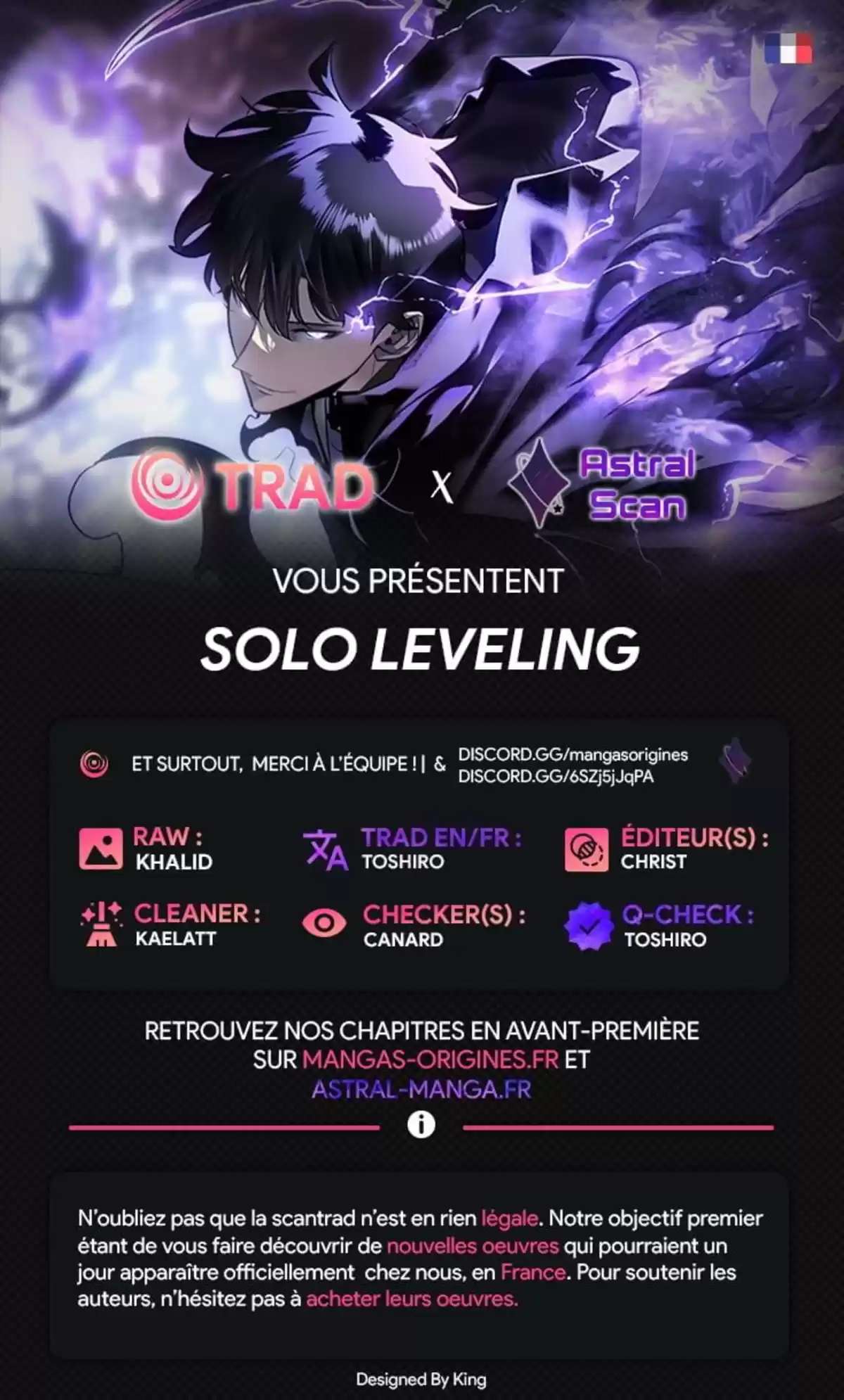 Solo Leveling Chapitre 182 page 1