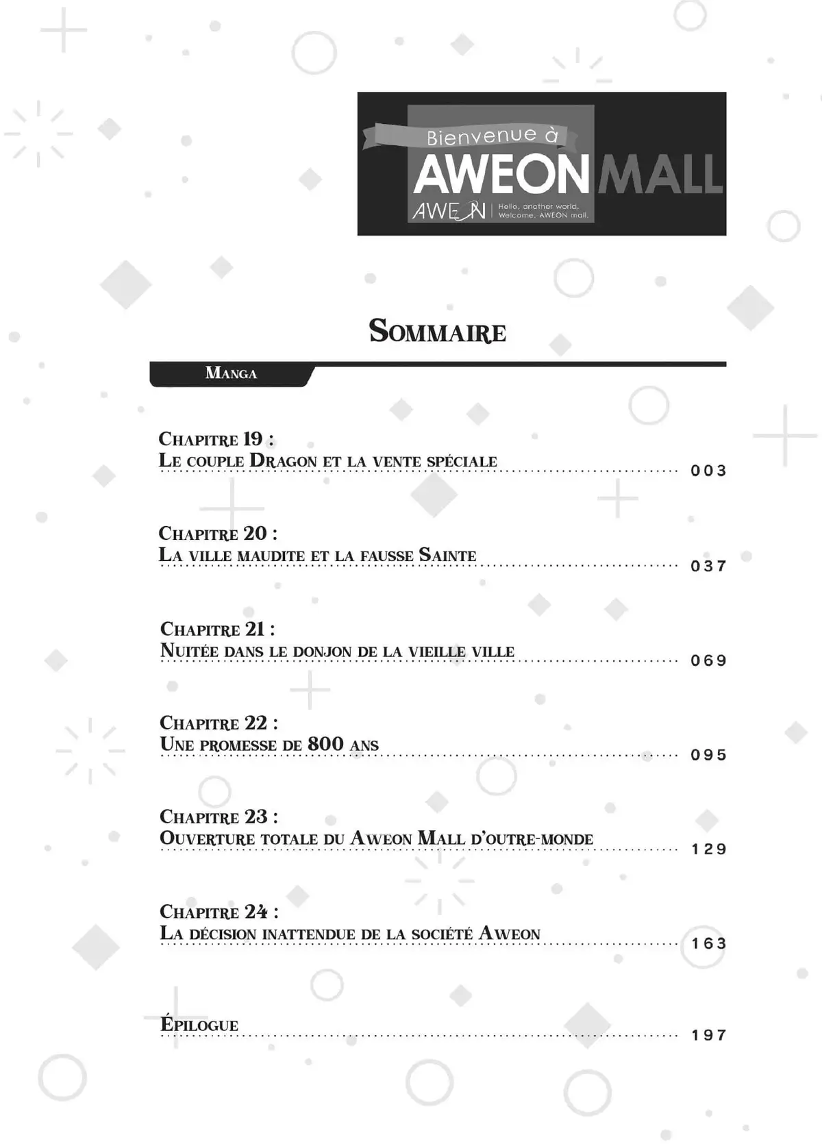 Bienvenue à Aweon Mall Volume 4 page 2