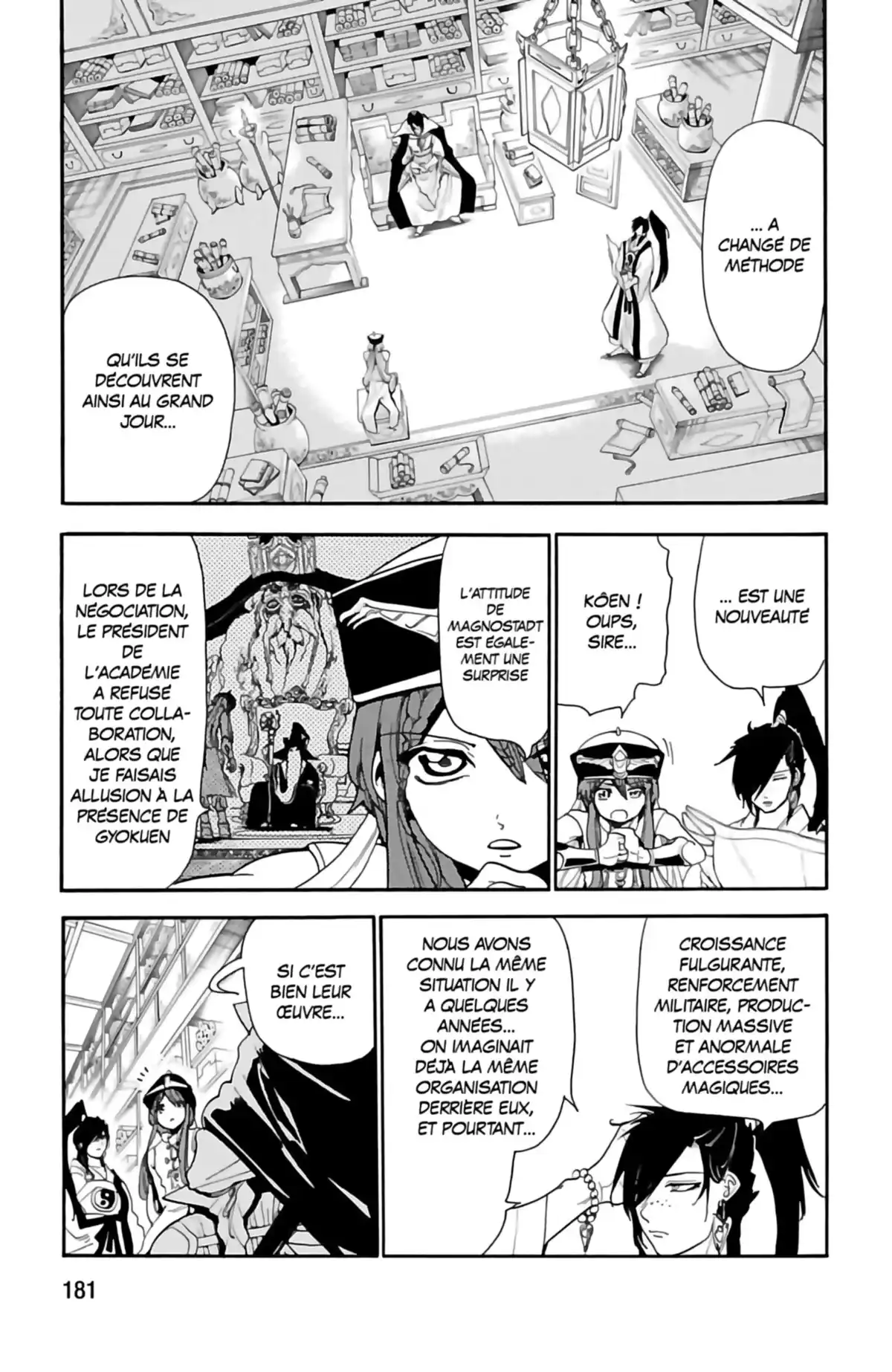Magi – The Labyrinth of Magic Volume 15 page 183