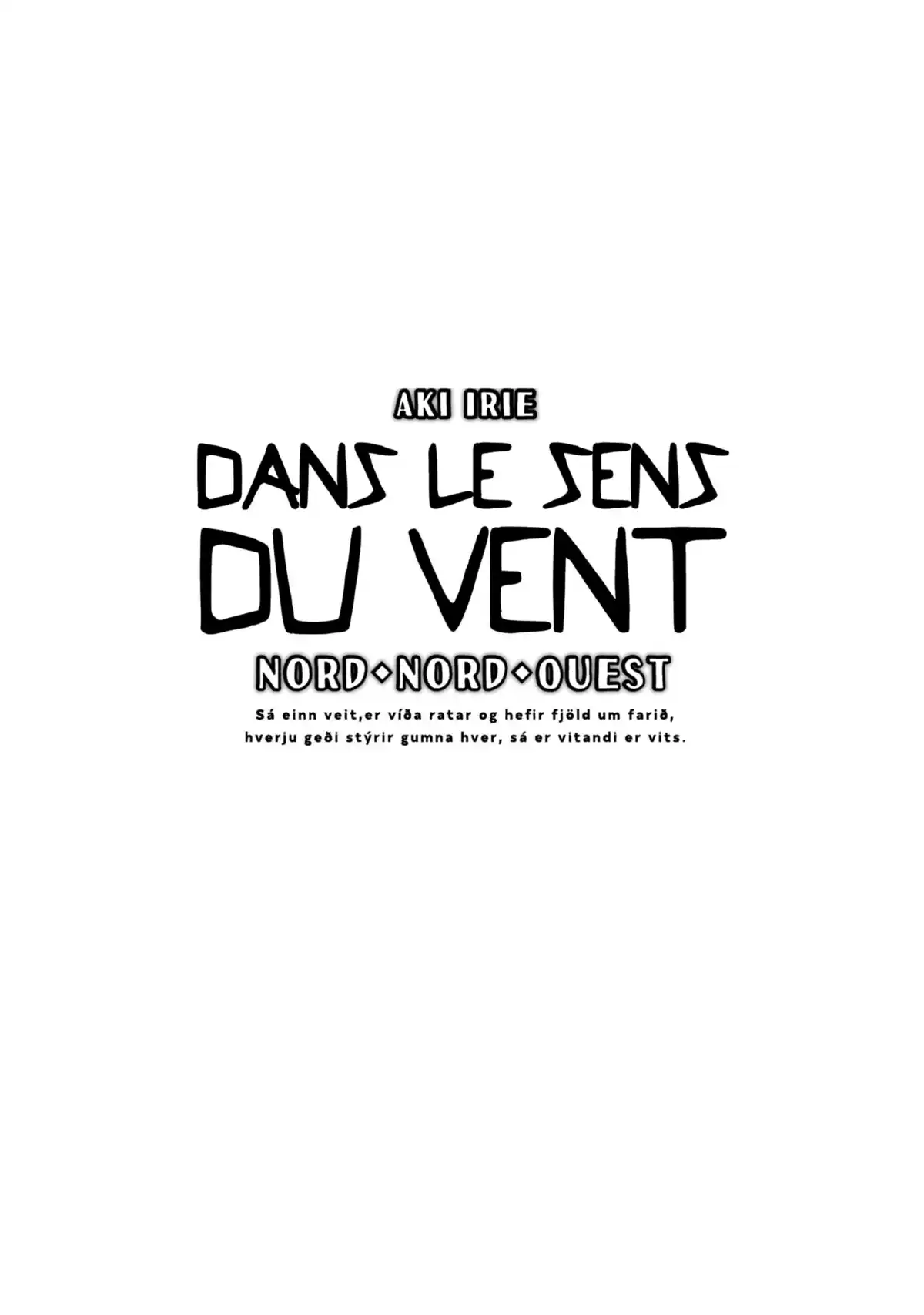 Dans le sens du vent – Nord, Nord-Ouest Volume 5 page 5