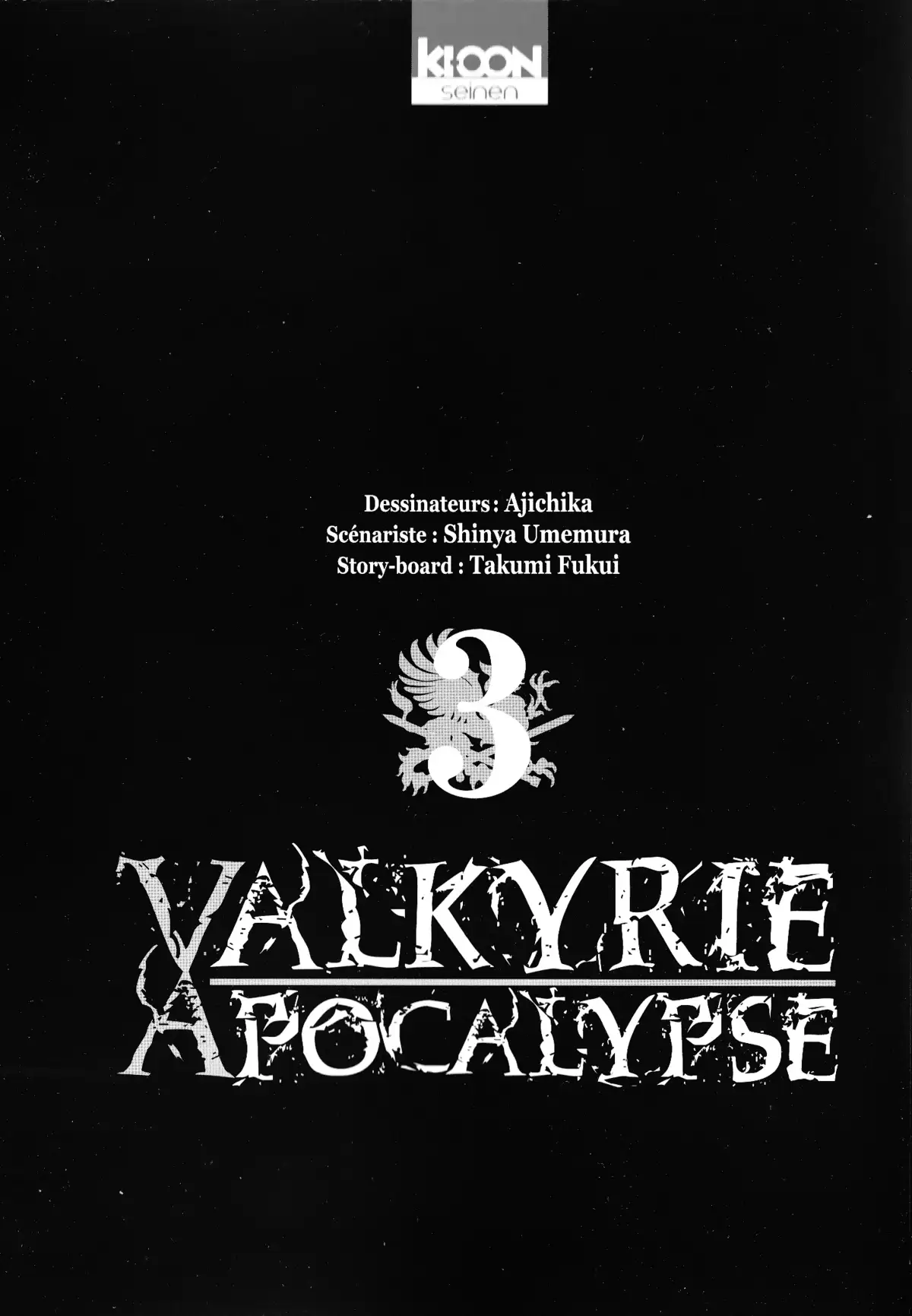 Valkyrie Apocalypse Volume 3 page 3