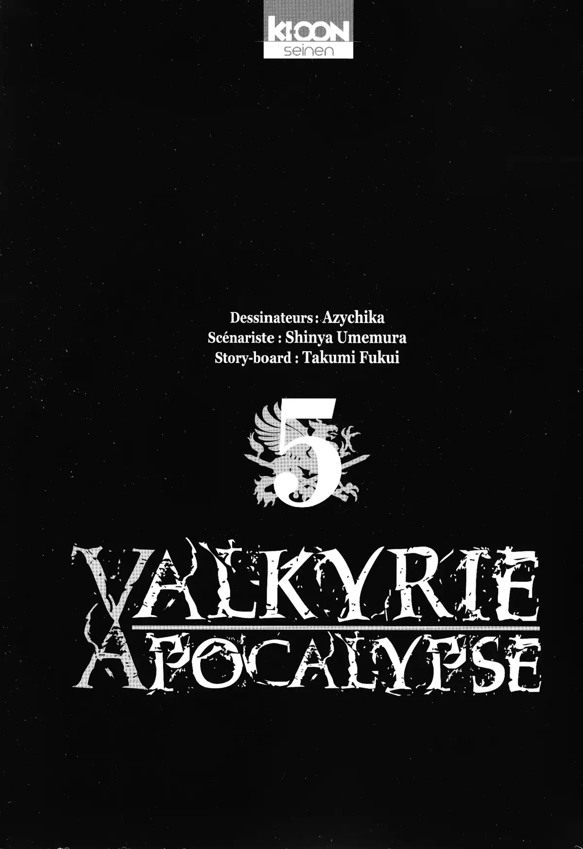 Valkyrie Apocalypse Volume 5 page 3