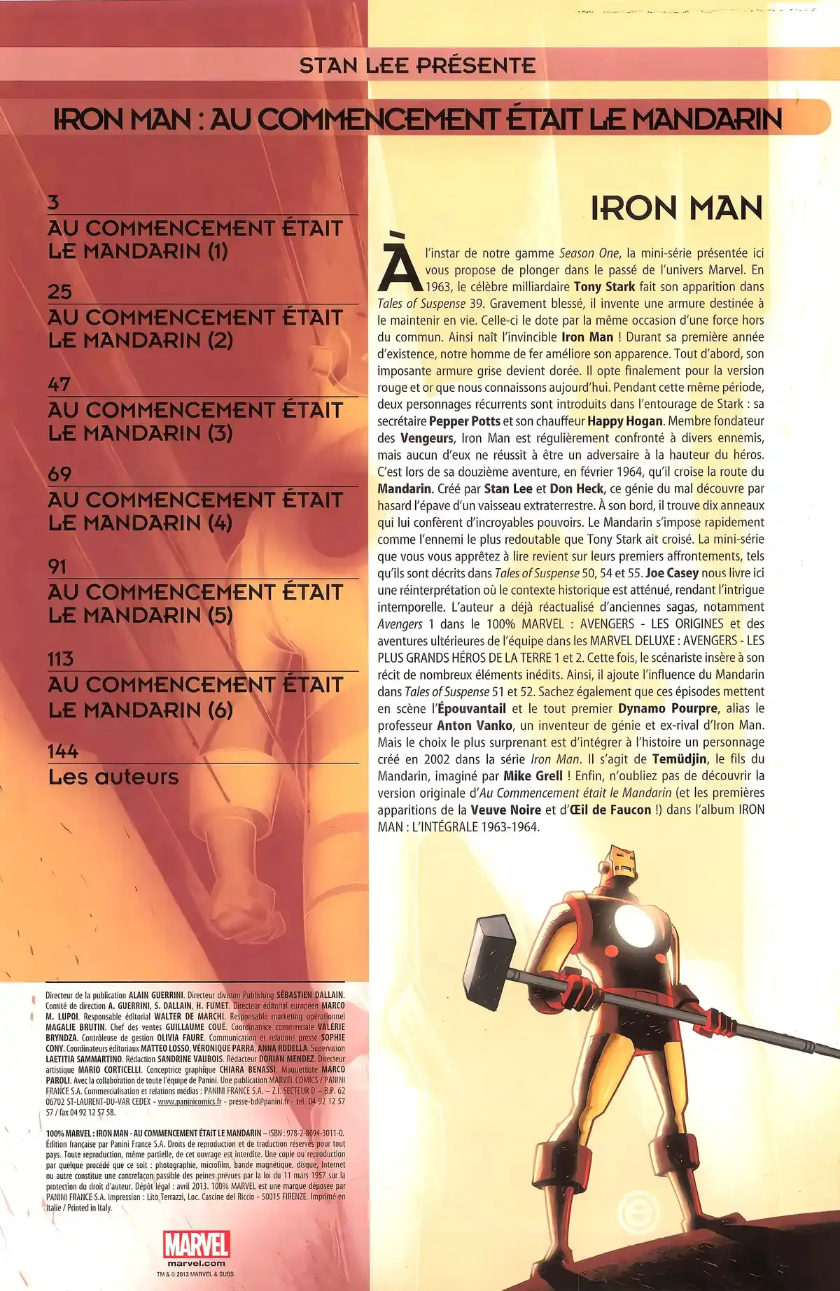 Iron Man : Au commencement était le Mandarin Volume 1 page 3