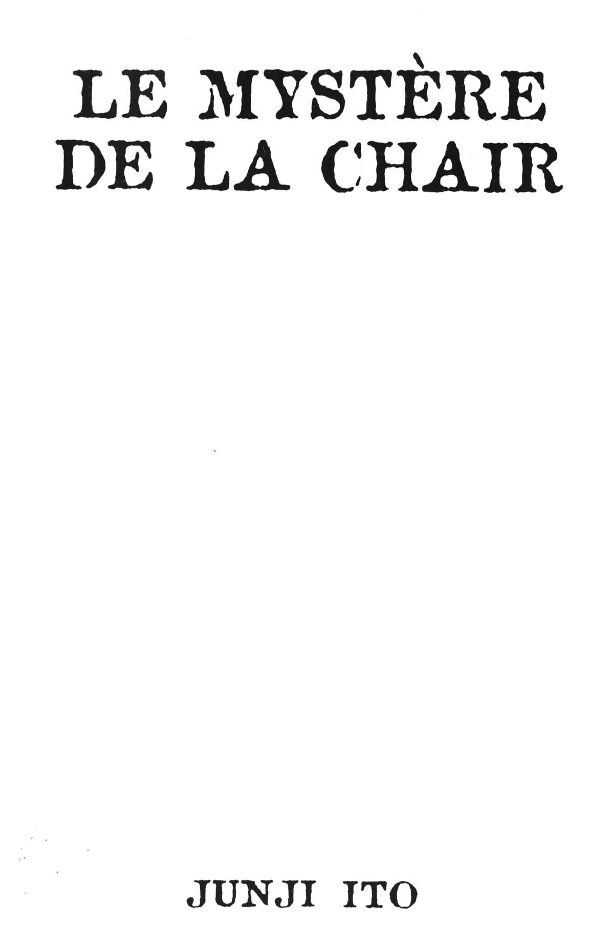 Le mystère de la chair Volume 1 page 2