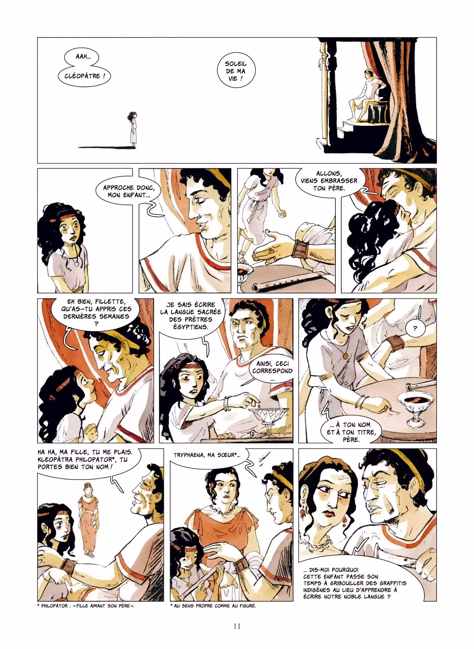 Moi, Cléopâtre, dernière reine d’Égypte Volume 1 page 11