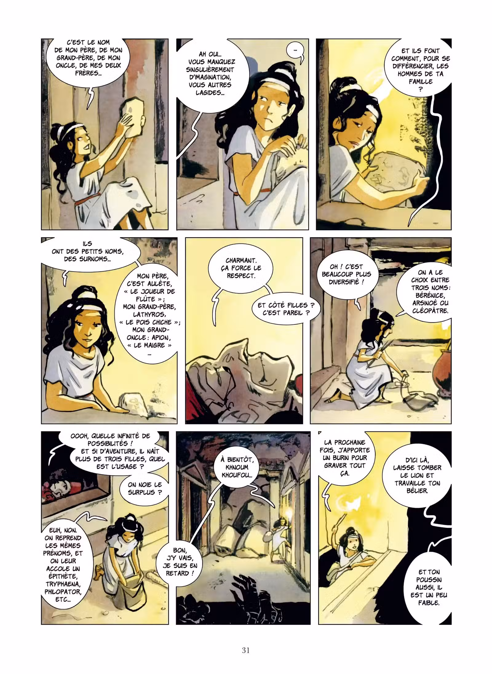 Moi, Cléopâtre, dernière reine d’Égypte Volume 1 page 31