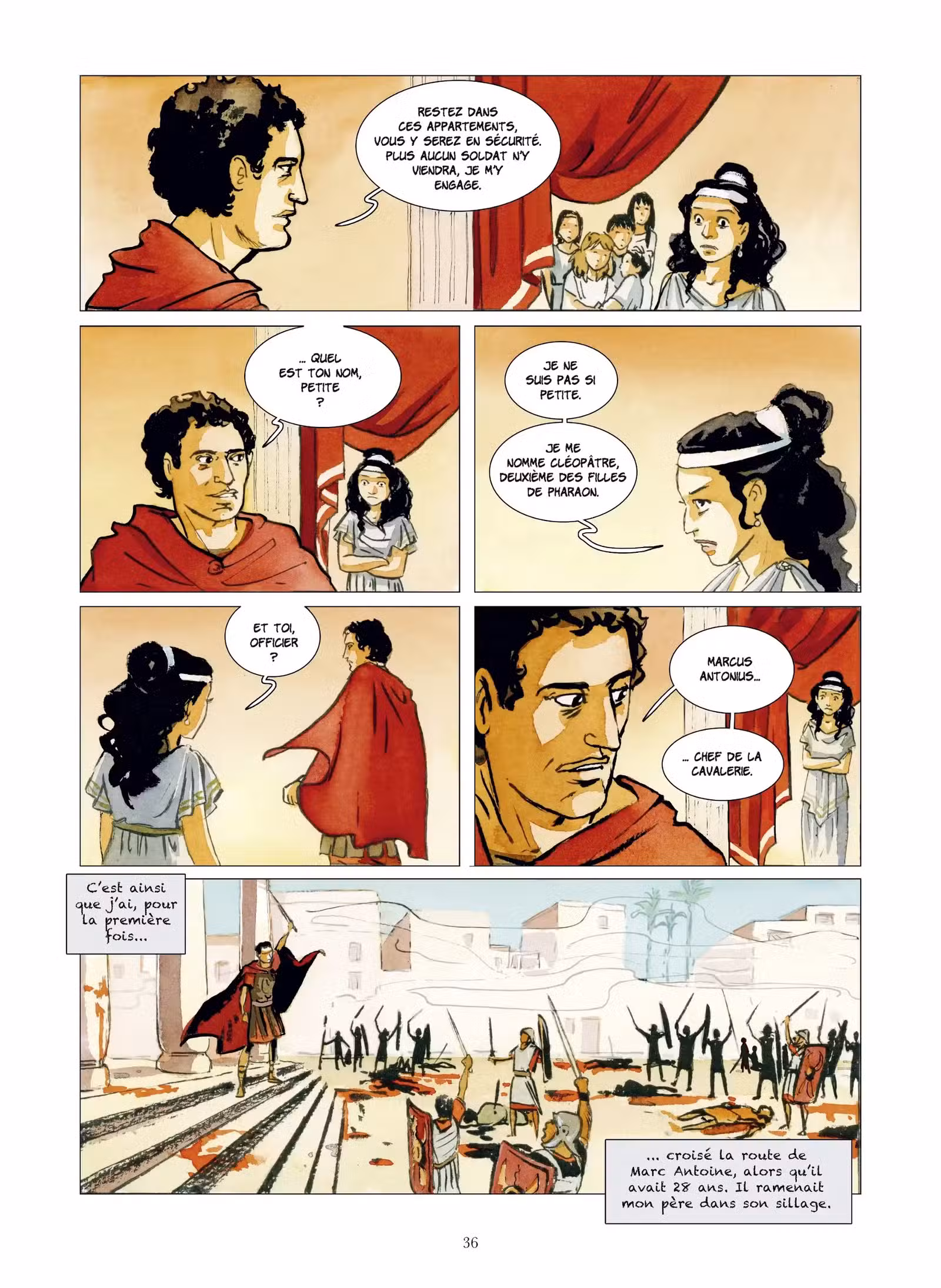 Moi, Cléopâtre, dernière reine d’Égypte Volume 1 page 36