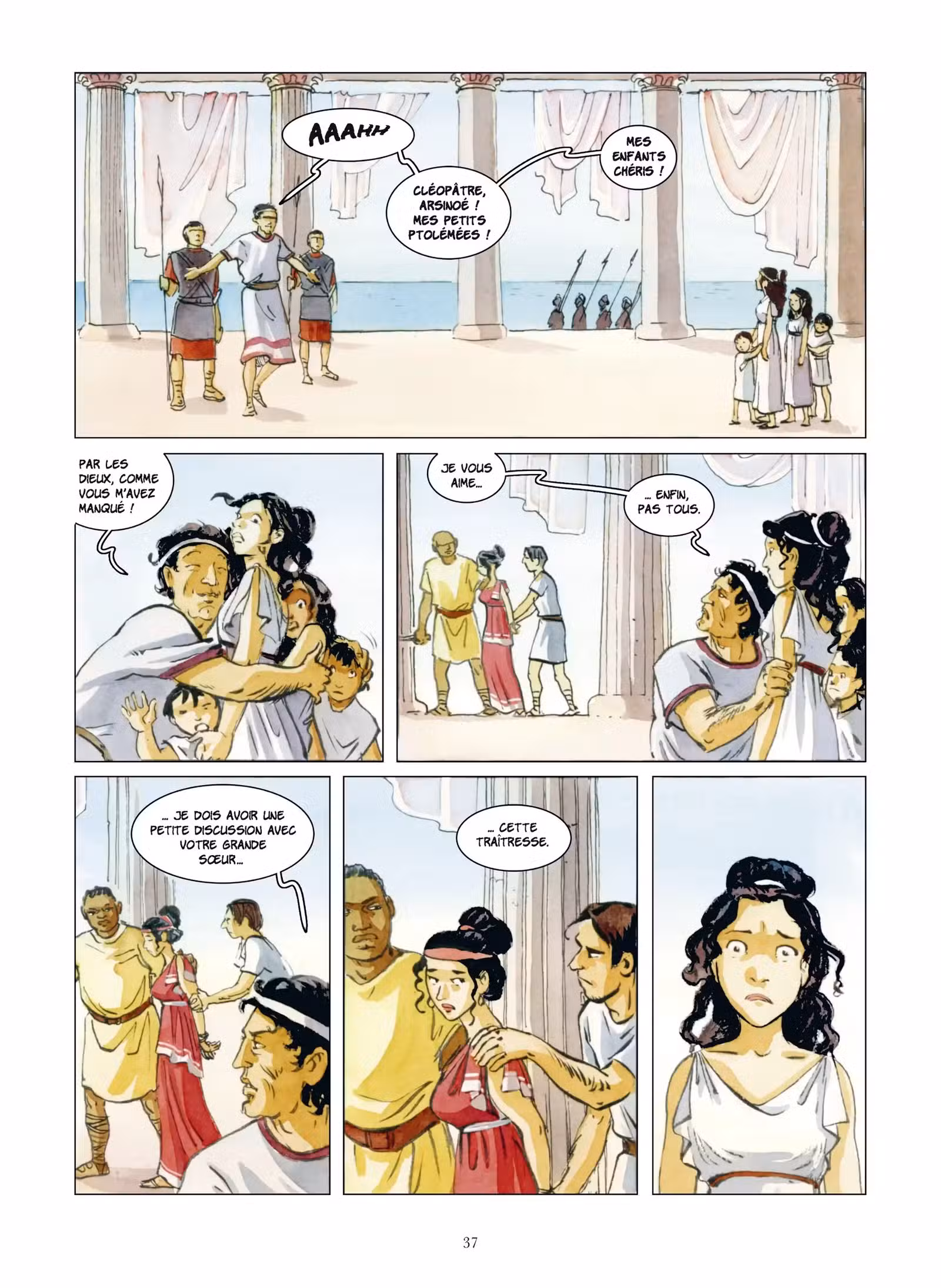 Moi, Cléopâtre, dernière reine d’Égypte Volume 1 page 37