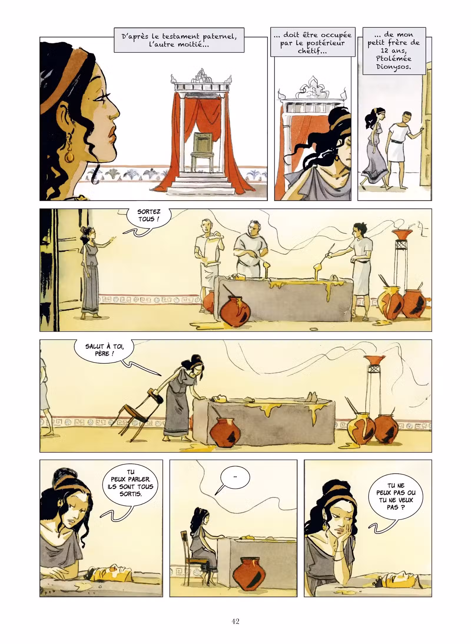 Moi, Cléopâtre, dernière reine d’Égypte Volume 1 page 42