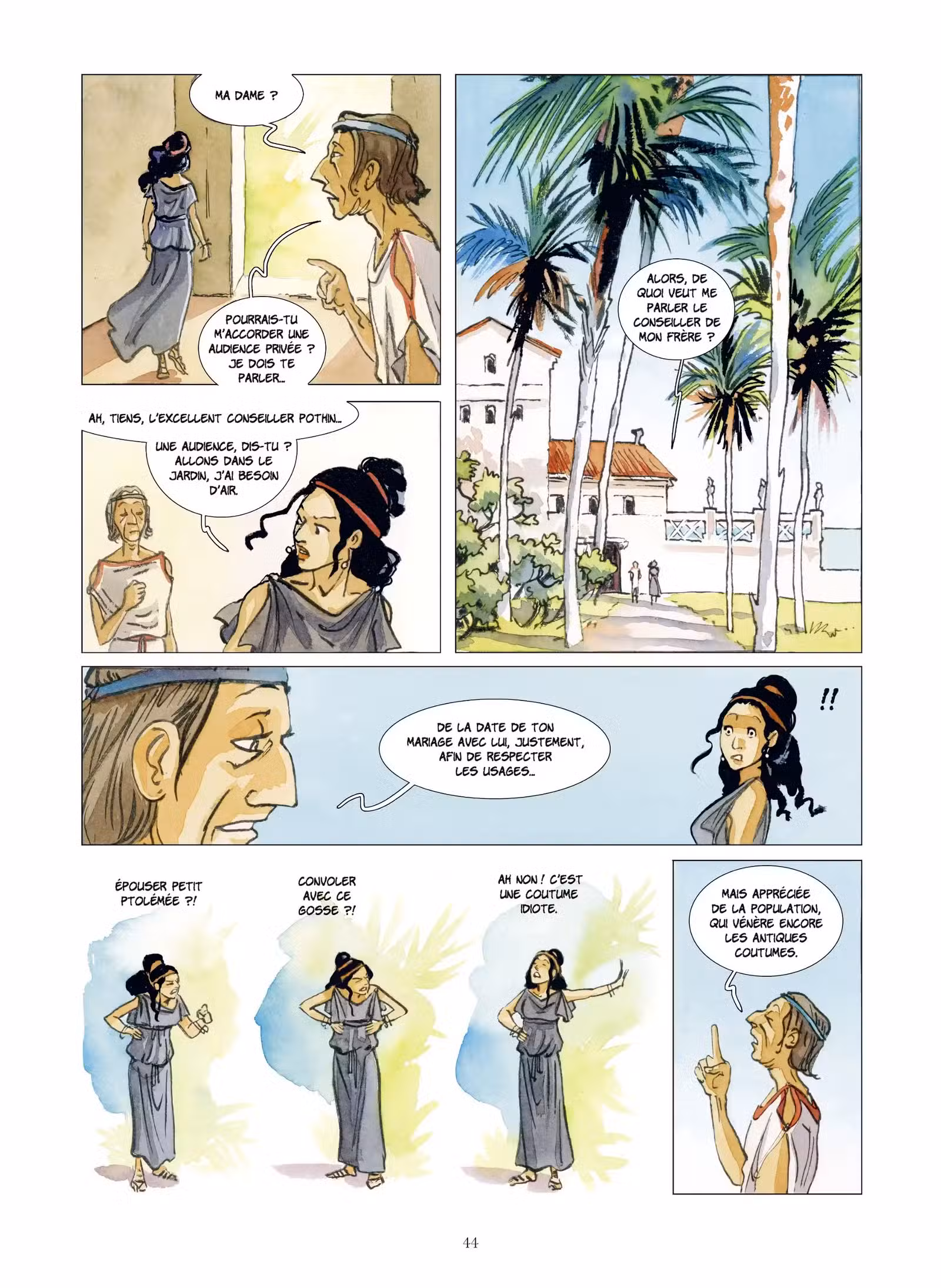 Moi, Cléopâtre, dernière reine d’Égypte Volume 1 page 44