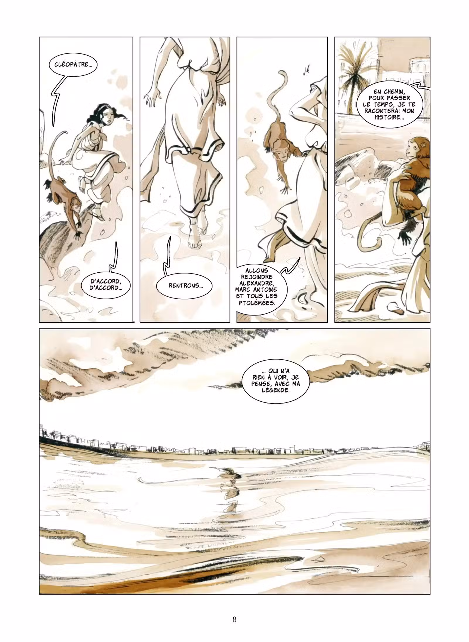 Moi, Cléopâtre, dernière reine d’Égypte Volume 1 page 8