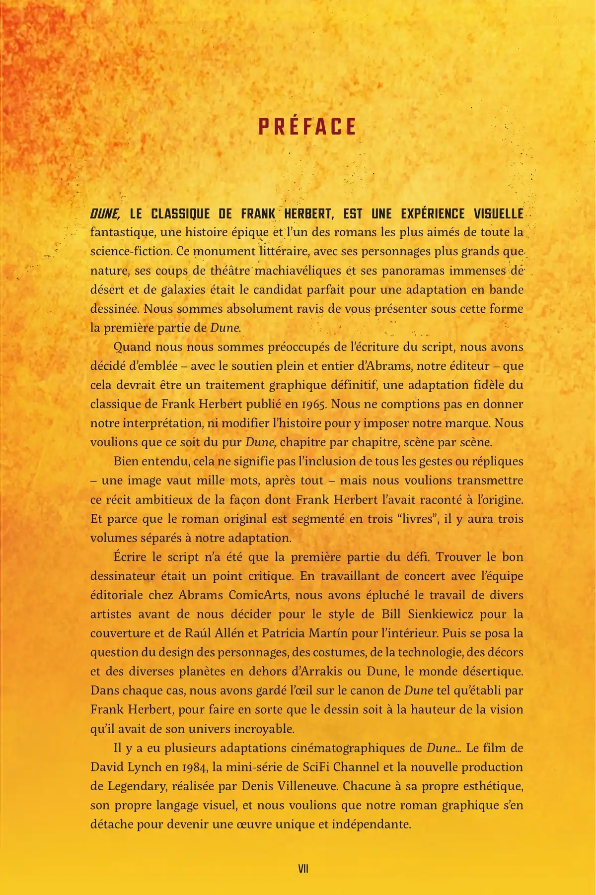 Dune, le roman graphique Volume 1 page 4