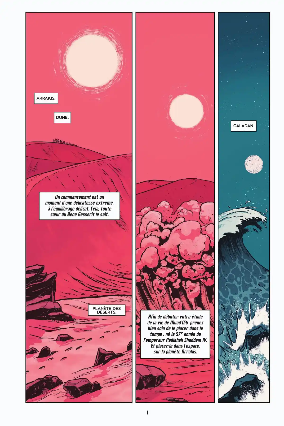 Dune, le roman graphique Volume 1 page 7