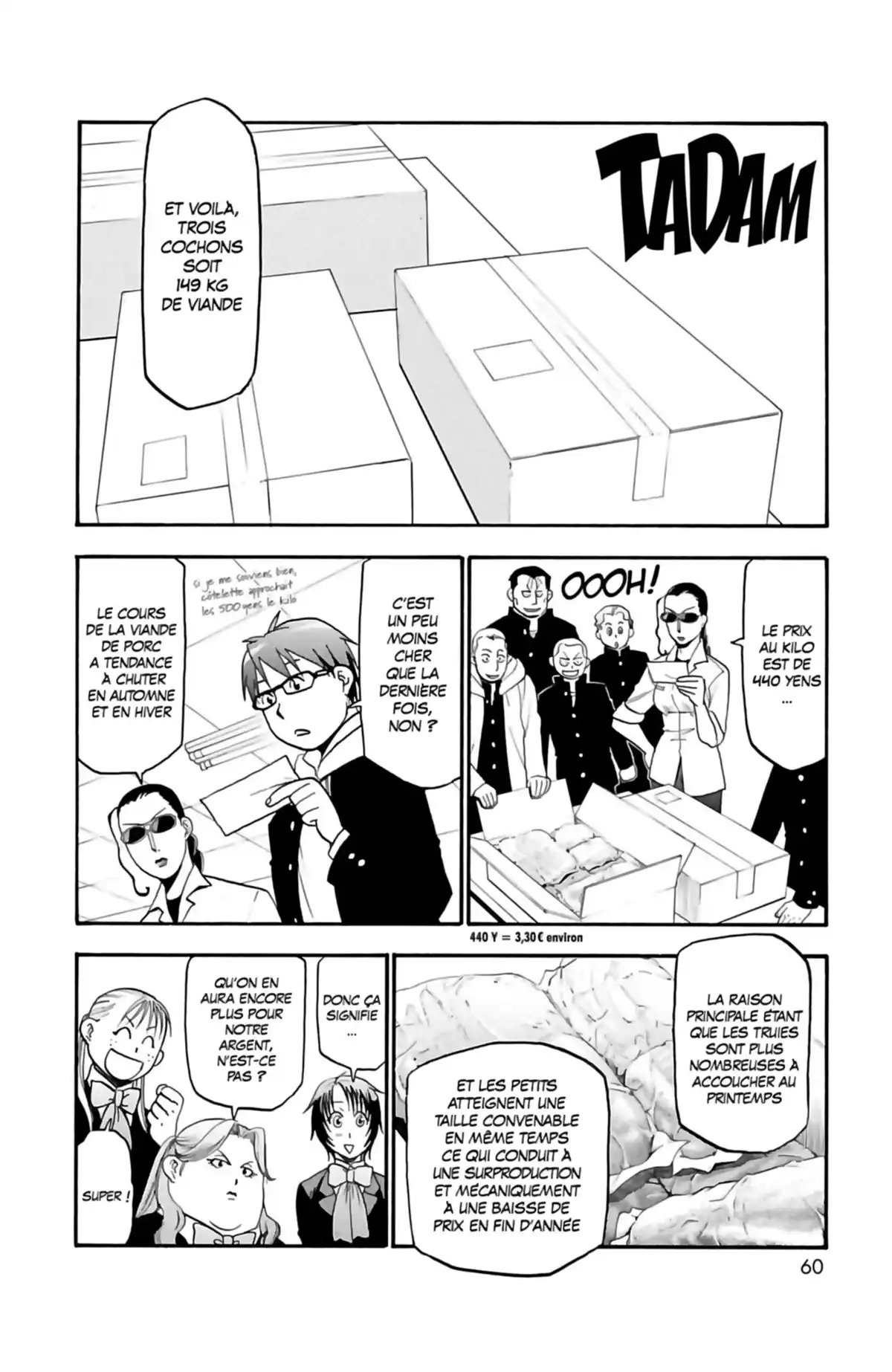 Silver Spoon – La cuillère d’argent Volume 10 page 60