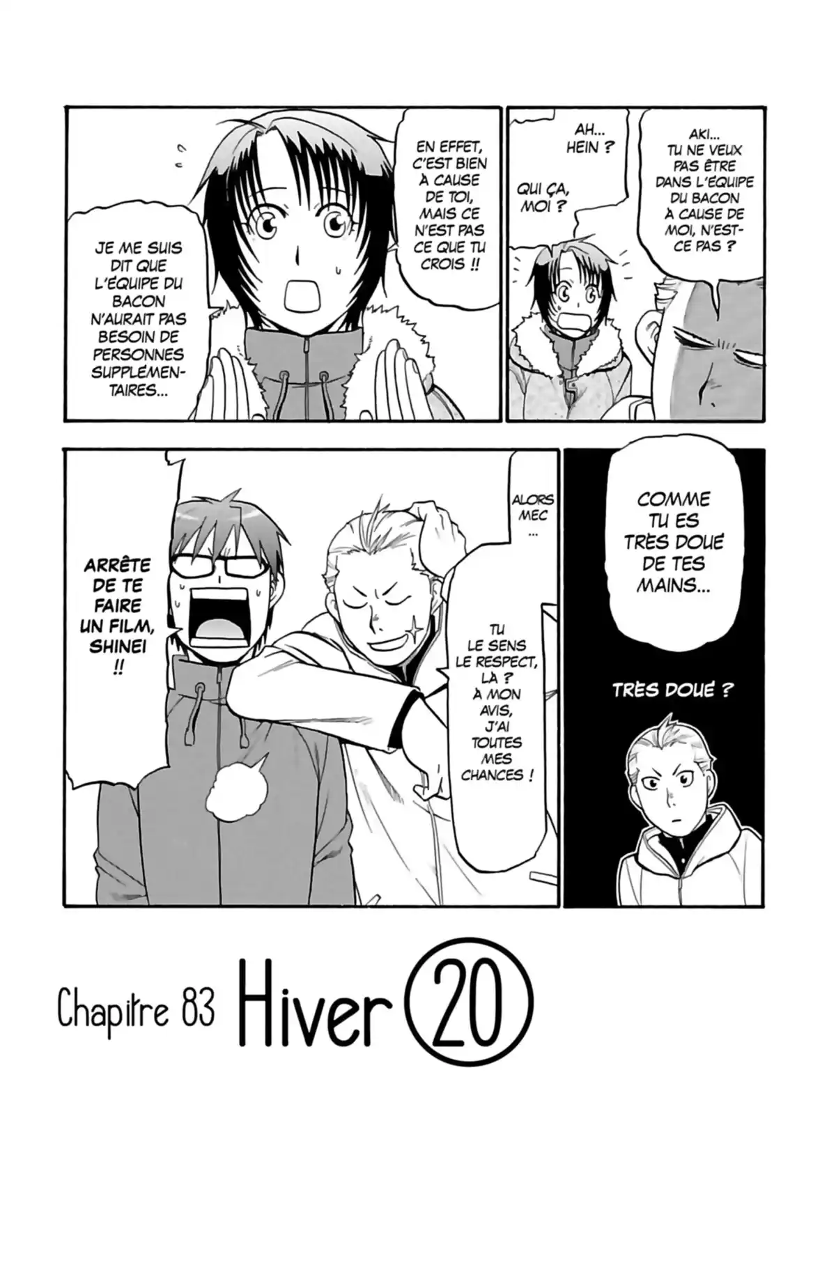 Silver Spoon – La cuillère d’argent Volume 10 page 70