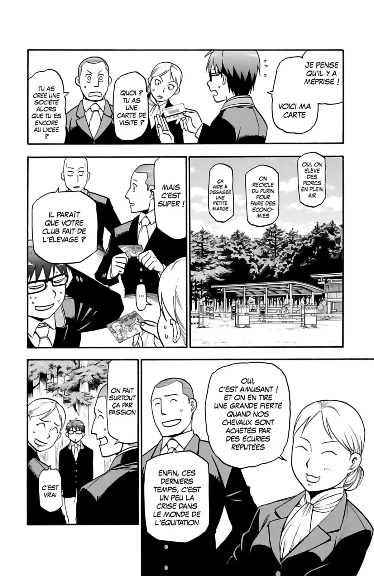 Silver Spoon – La cuillère d’argent Volume 13 page 18