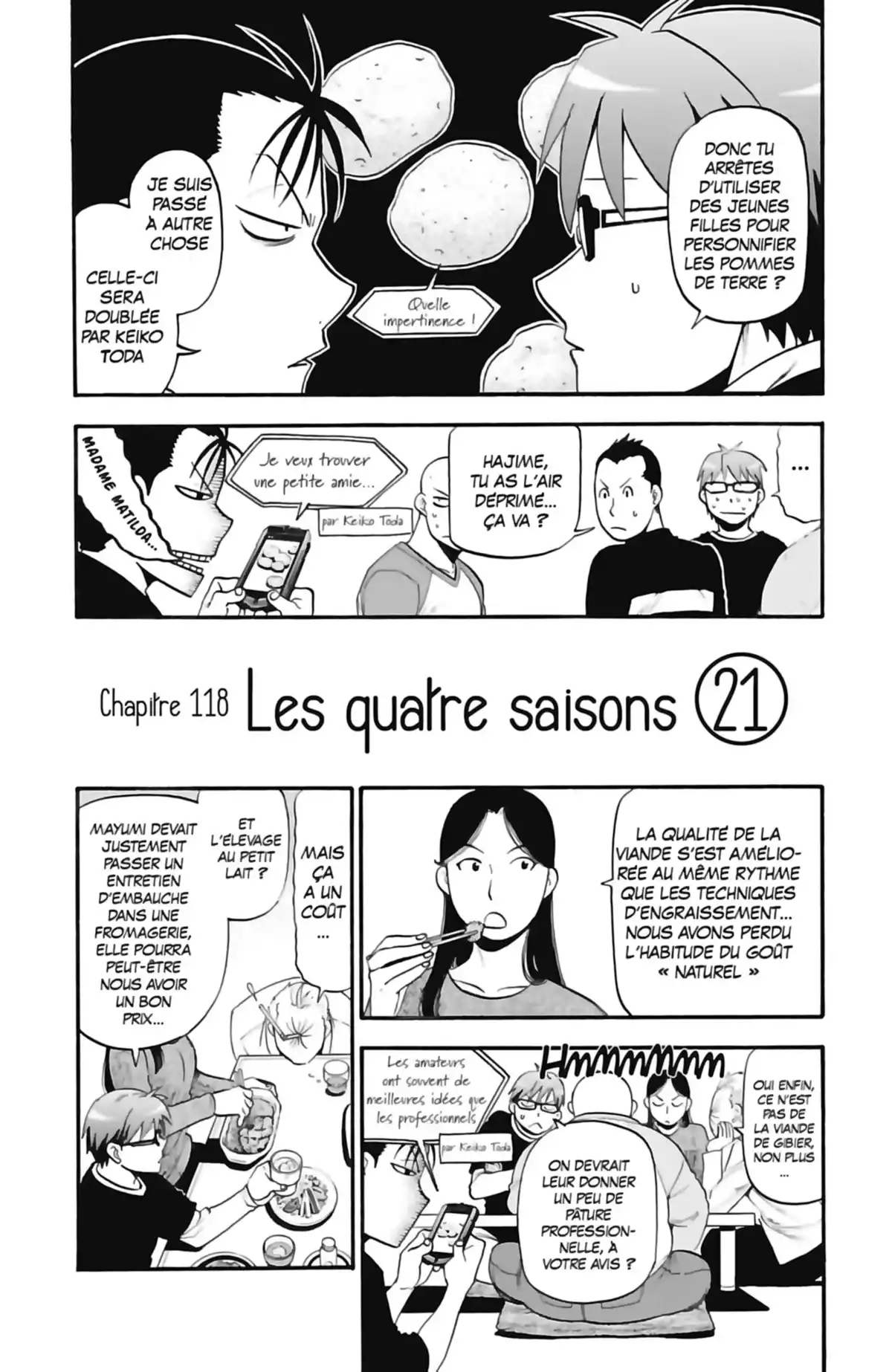 Silver Spoon – La cuillère d’argent Volume 14 page 87