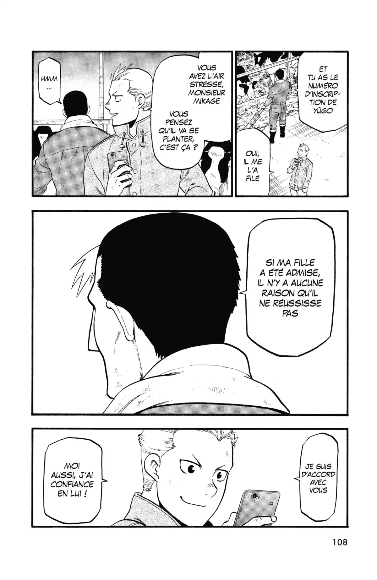 Silver Spoon – La cuillère d’argent Volume 15 page 105