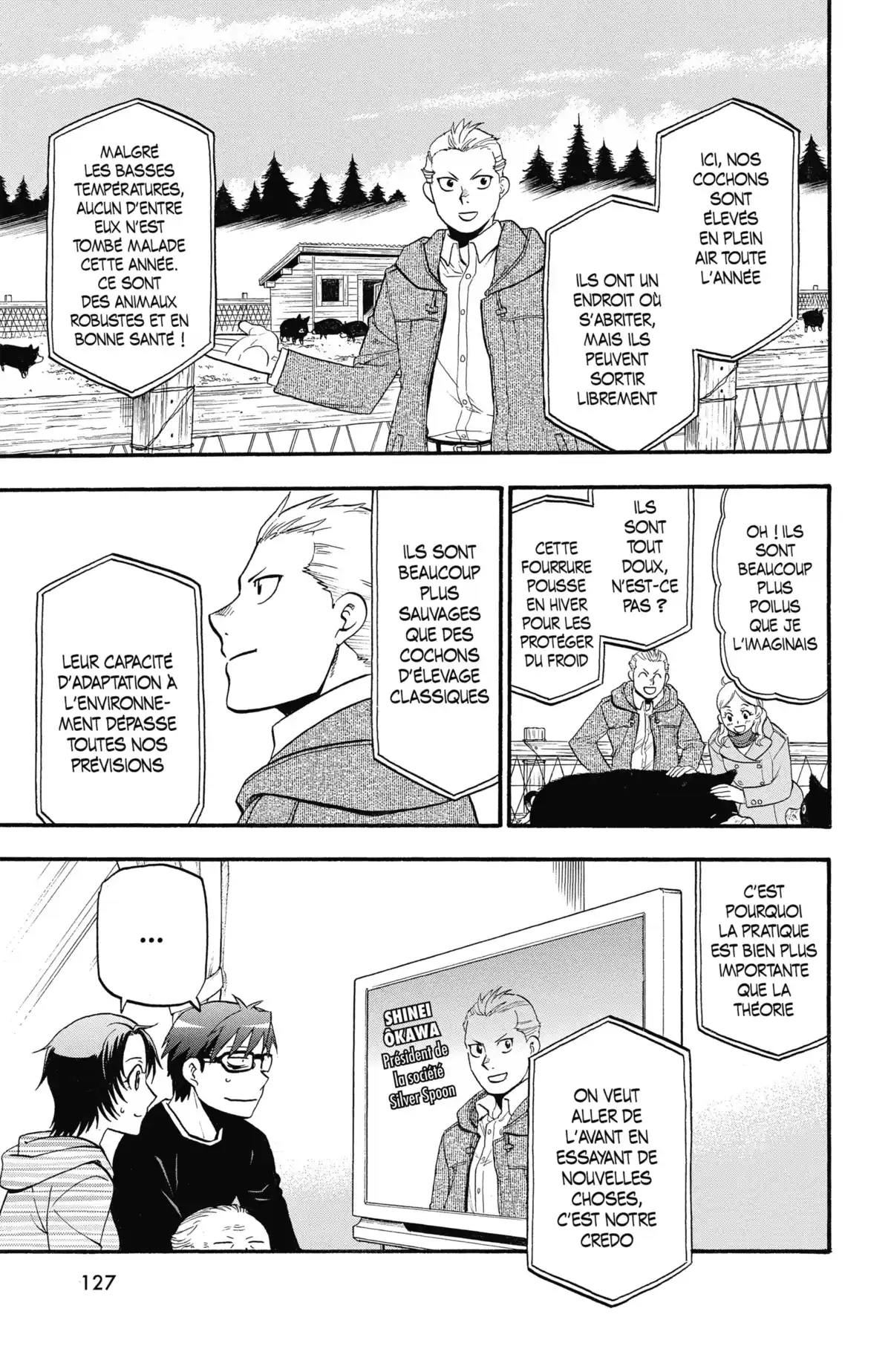 Silver Spoon – La cuillère d’argent Volume 15 page 123