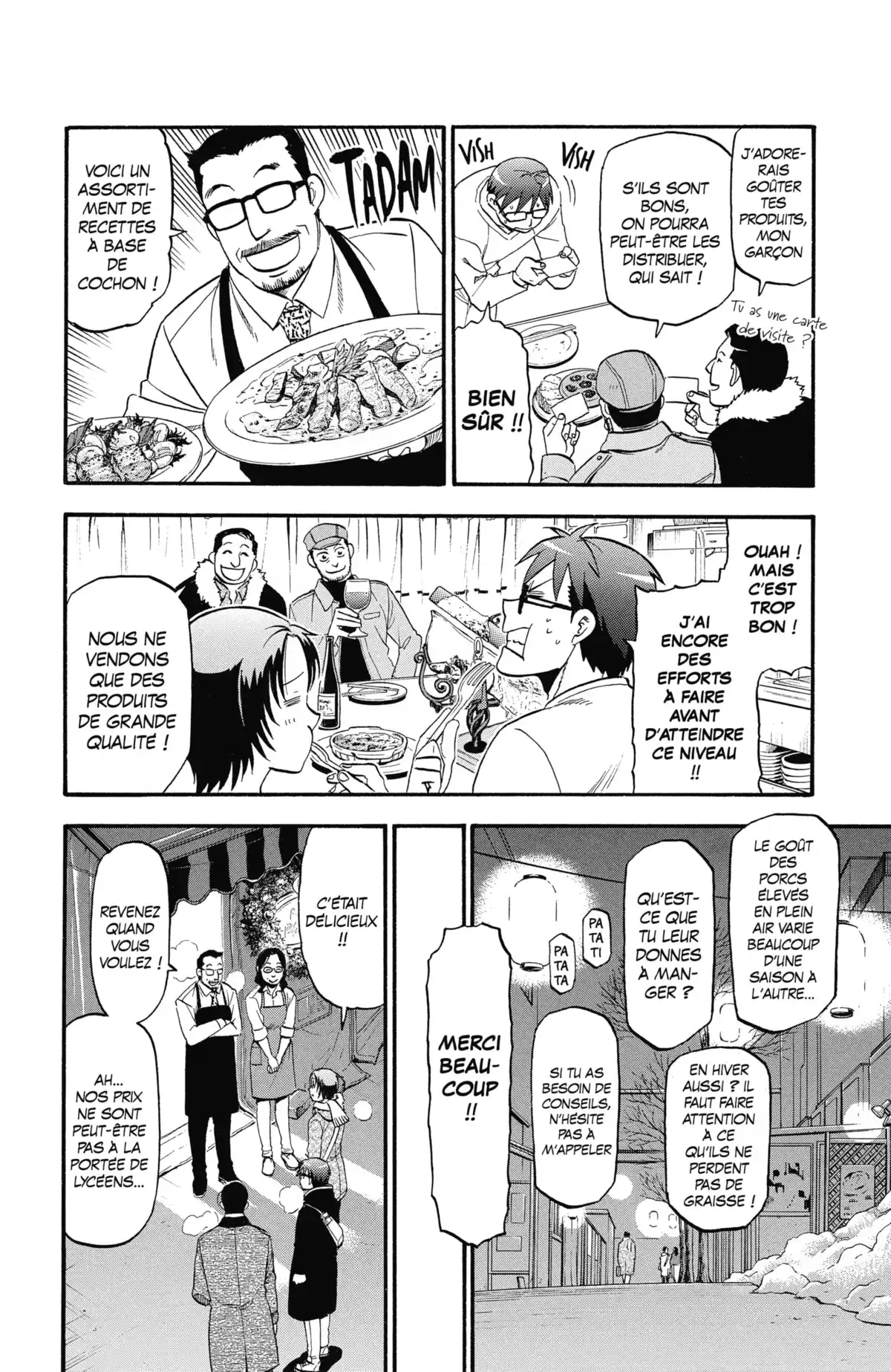 Silver Spoon – La cuillère d’argent Volume 15 page 60