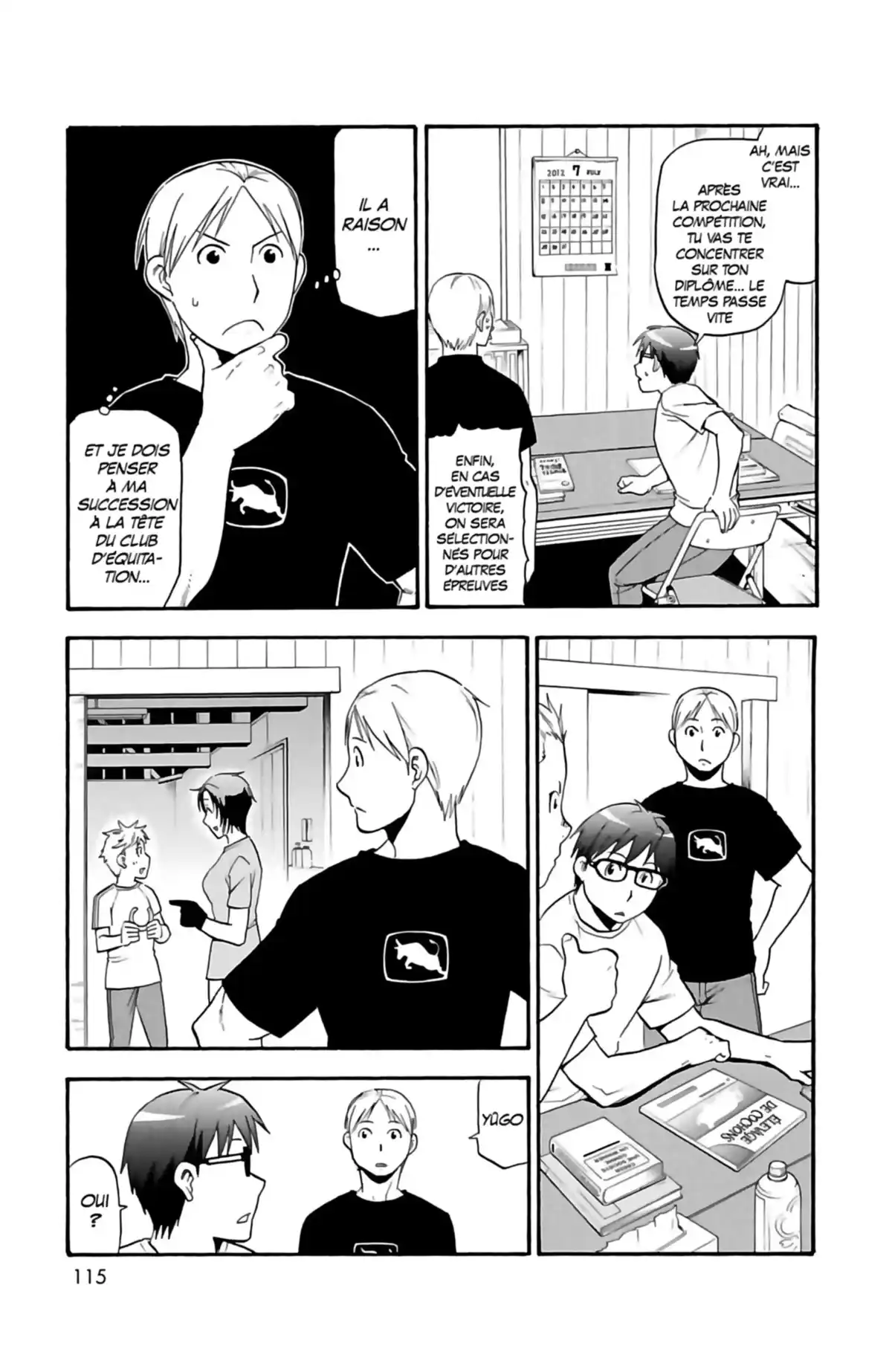 Silver Spoon – La cuillère d’argent Volume 12 page 110