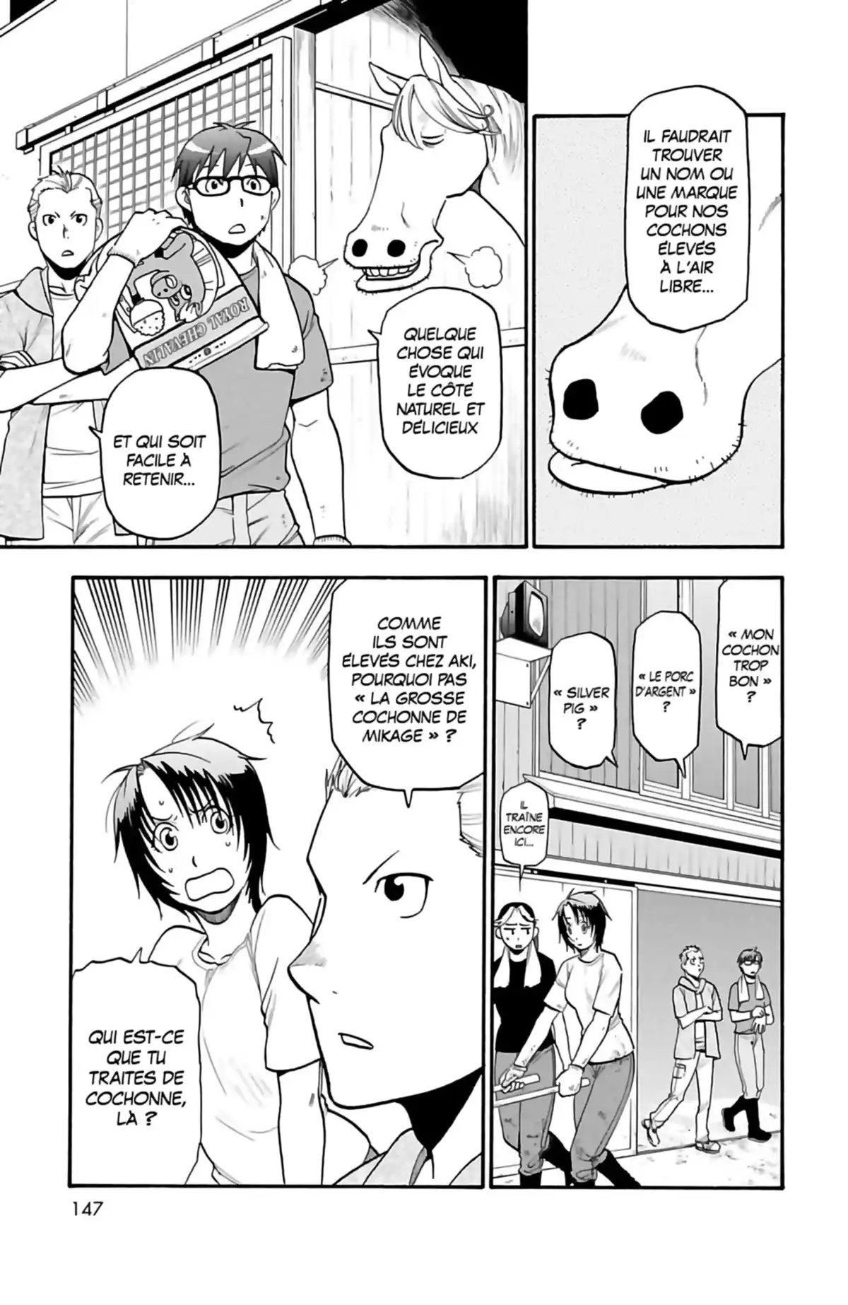 Silver Spoon – La cuillère d’argent Volume 12 page 140