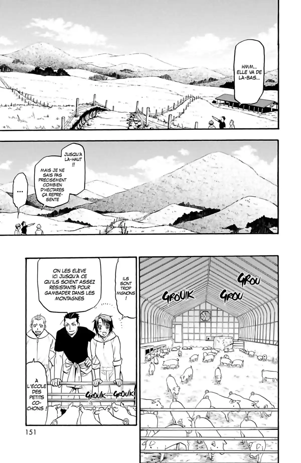 Silver Spoon – La cuillère d’argent Volume 12 page 144