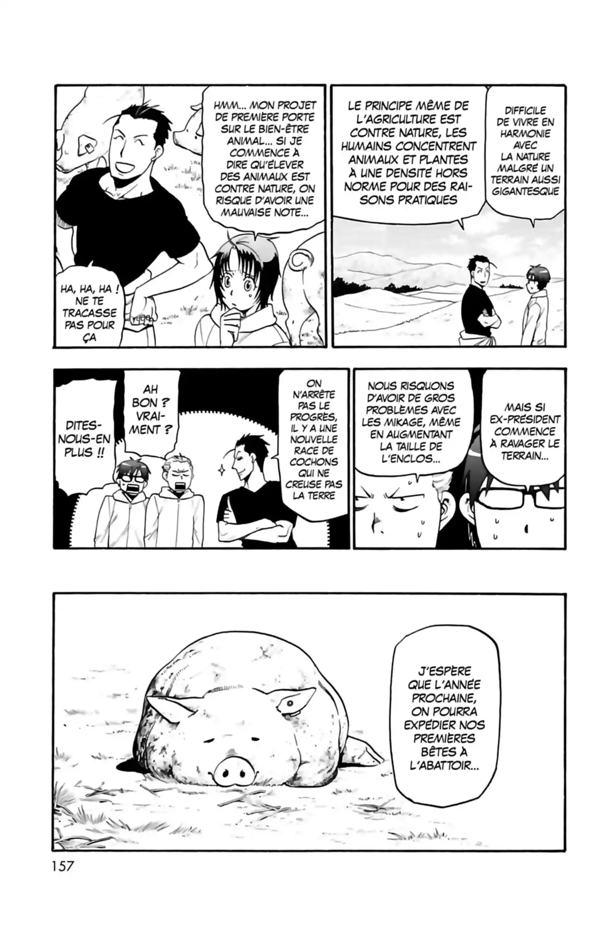 Silver Spoon – La cuillère d’argent Volume 12 page 150