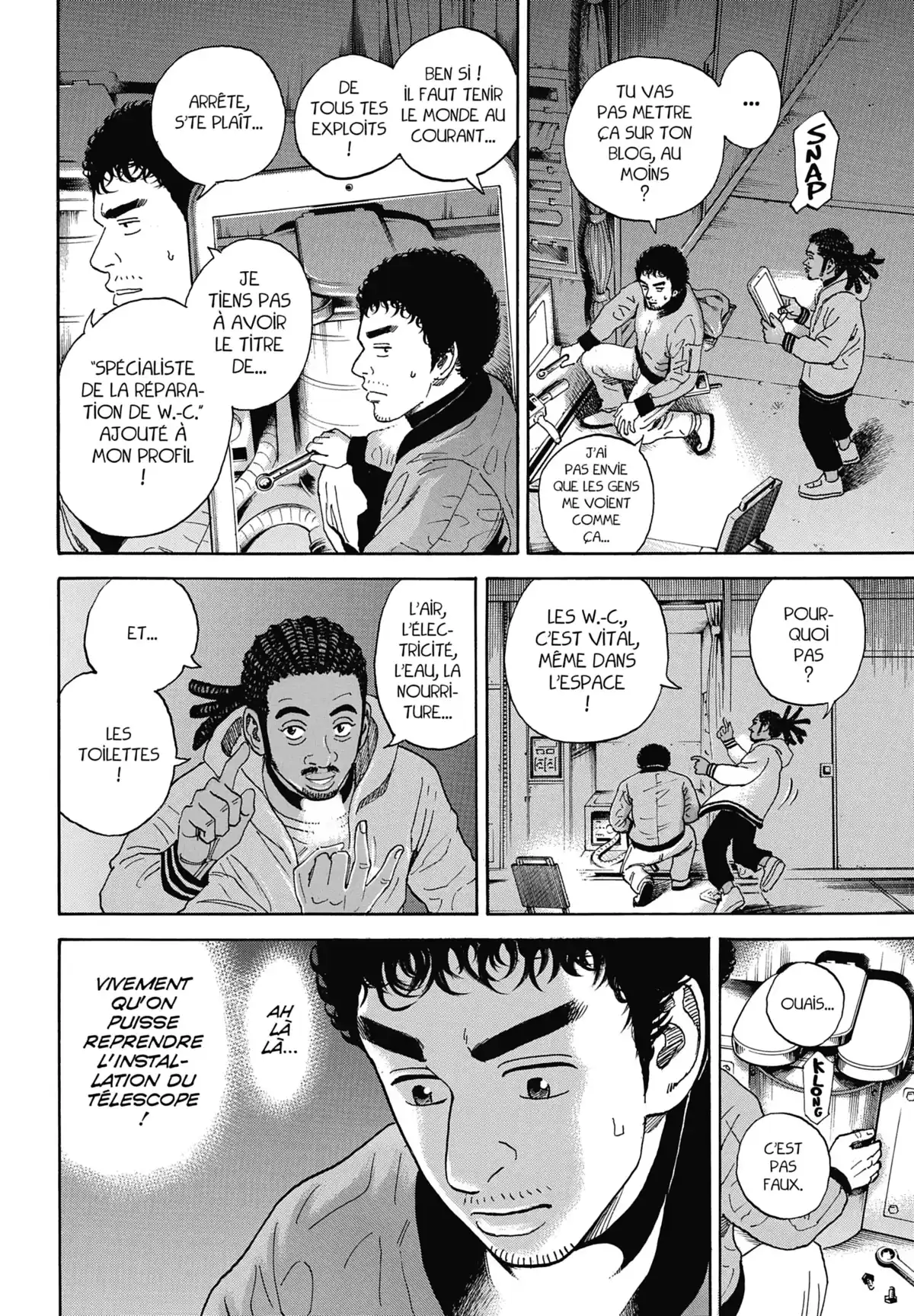 Space Brothers Volume 31 page 180