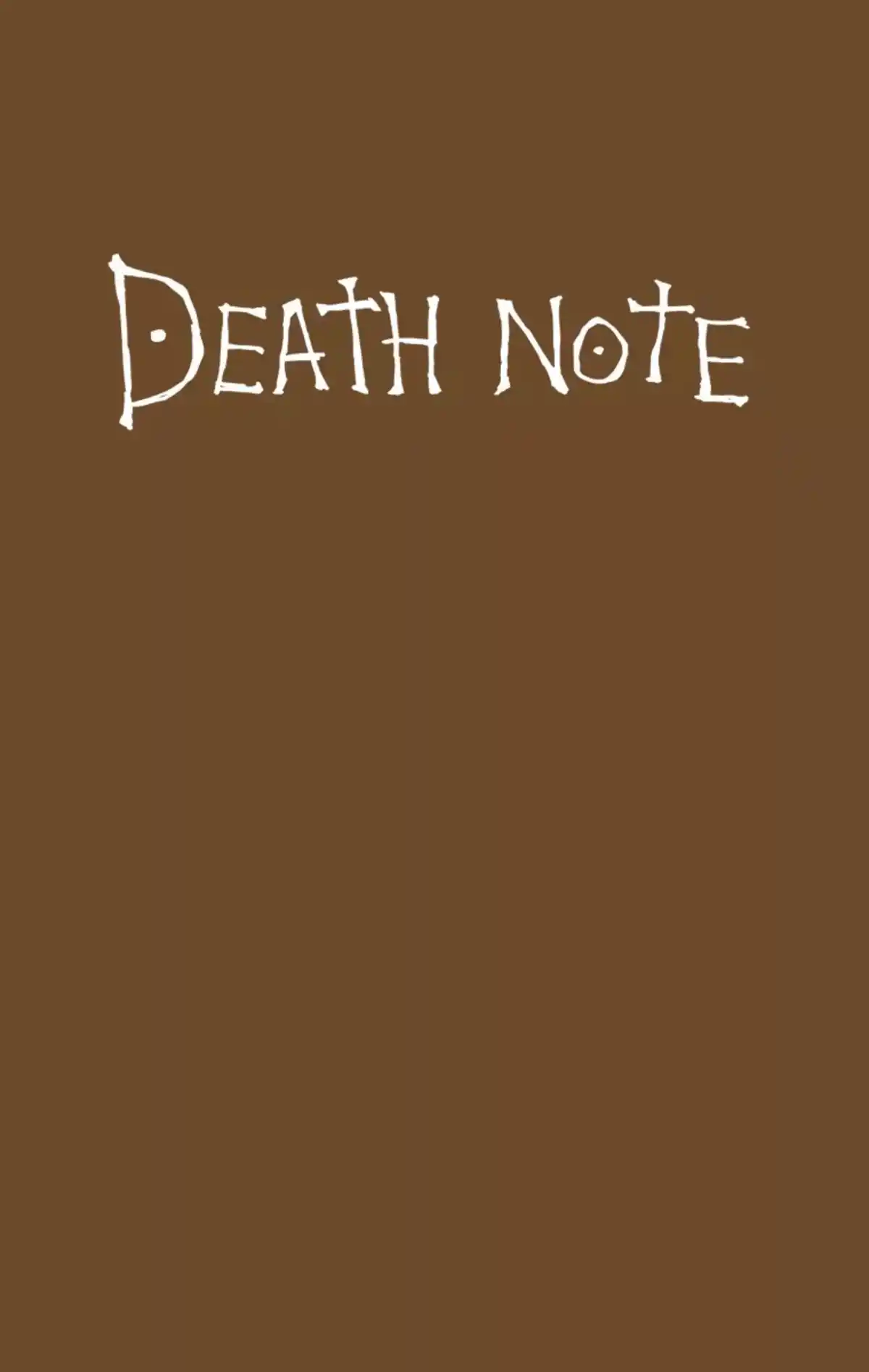 Death Note Volume 1 page 2