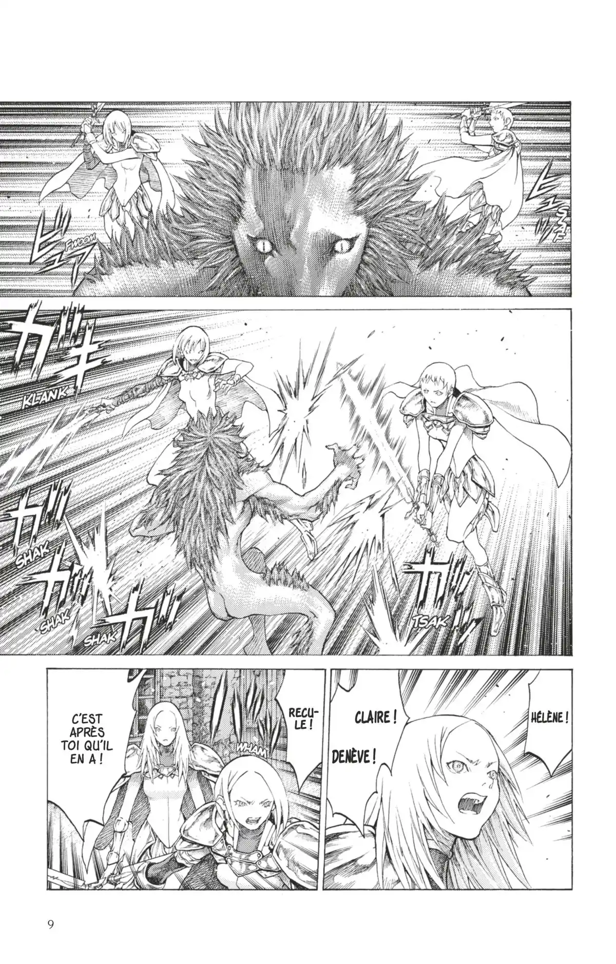 Claymore Volume 11 page 8