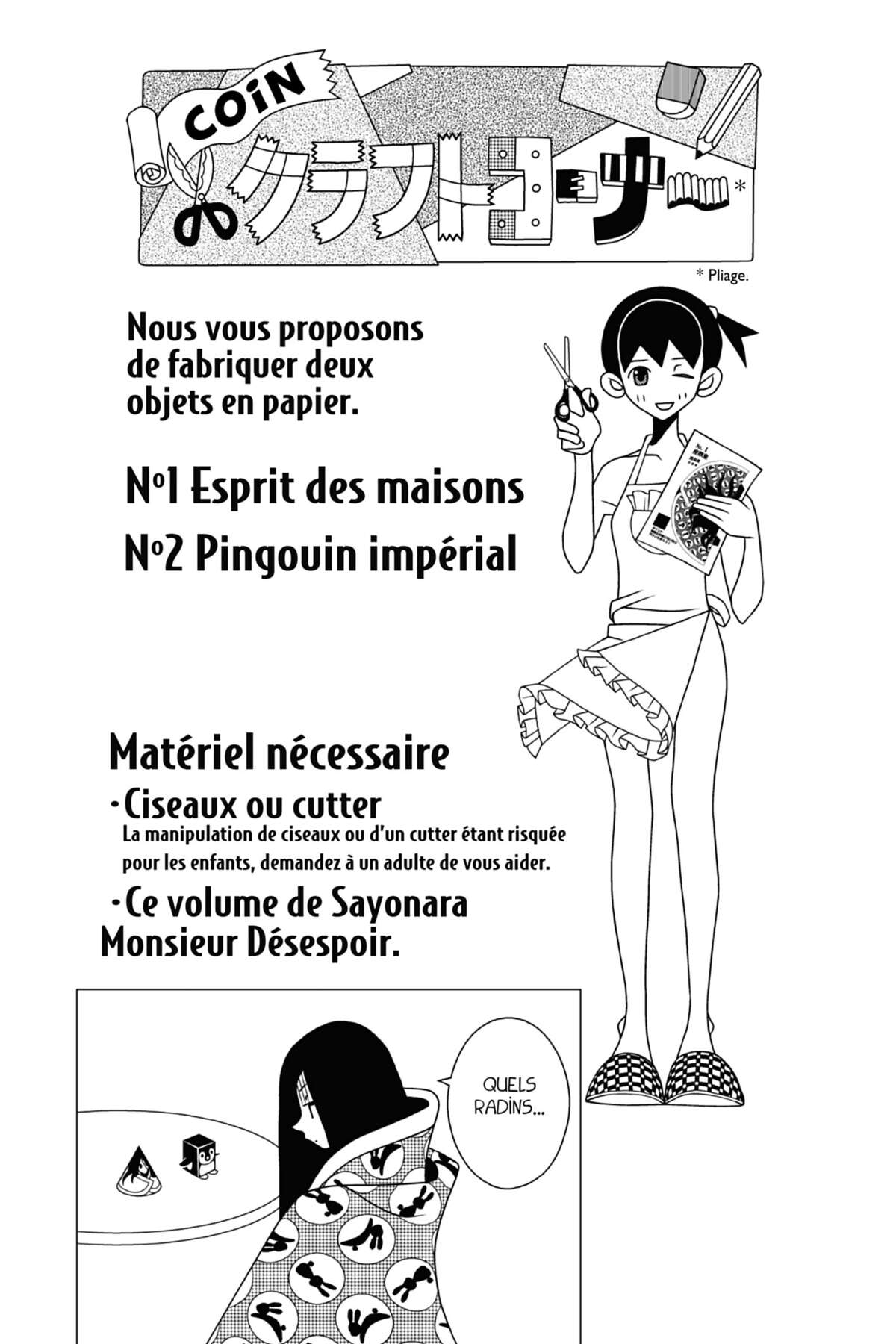 Sayonara Monsieur Désespoir Volume 18 page 153