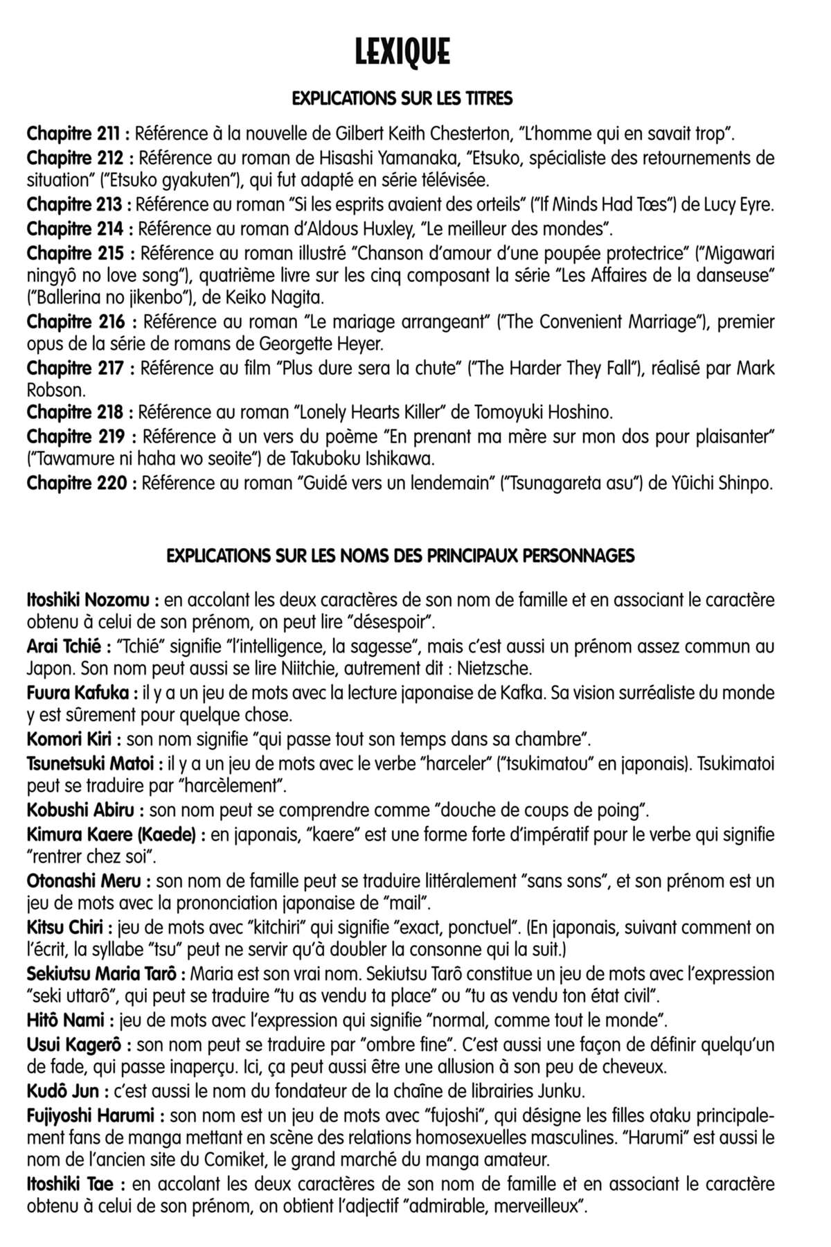 Sayonara Monsieur Désespoir Volume 22 page 156