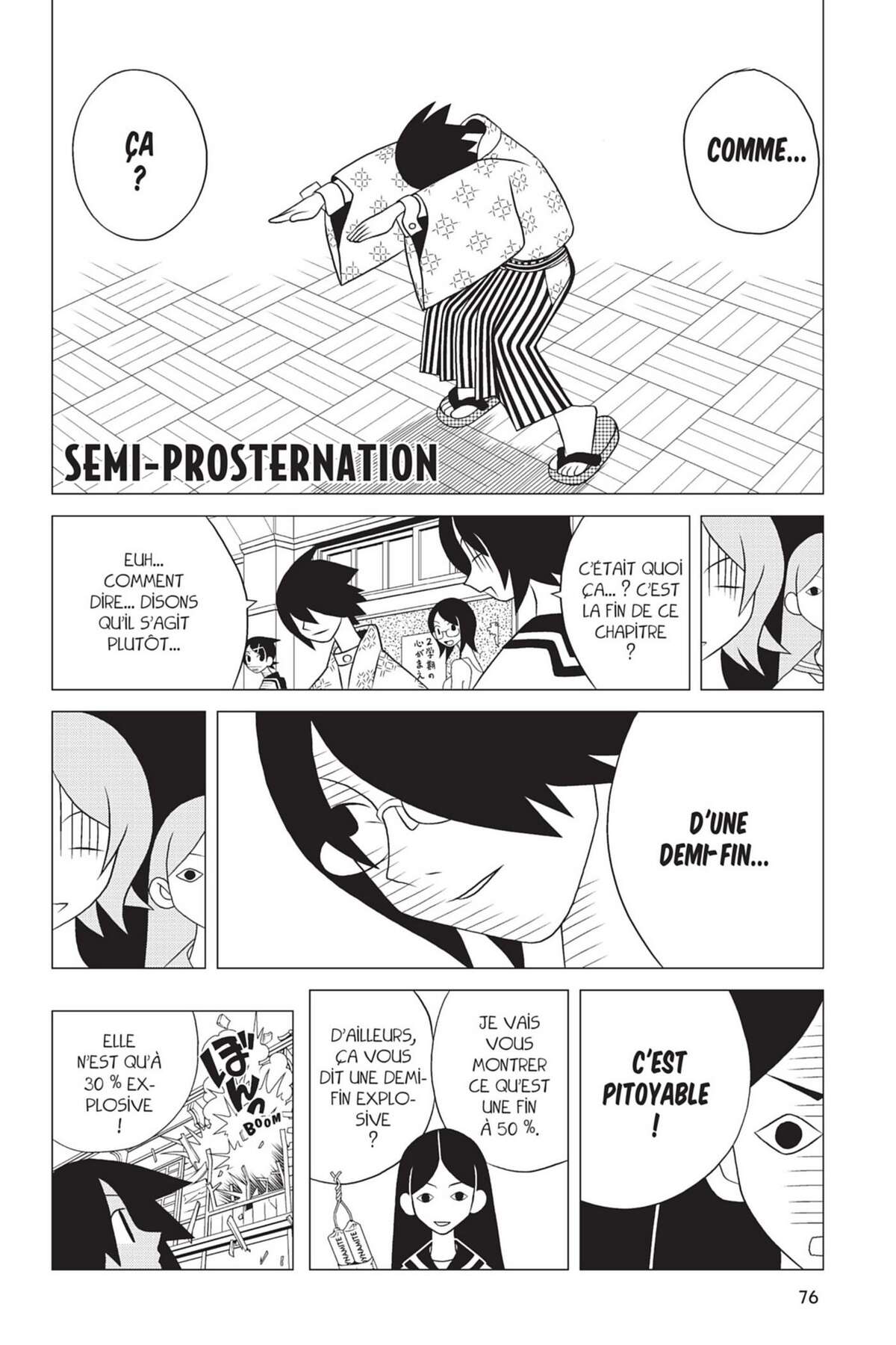 Sayonara Monsieur Désespoir Volume 7 page 78