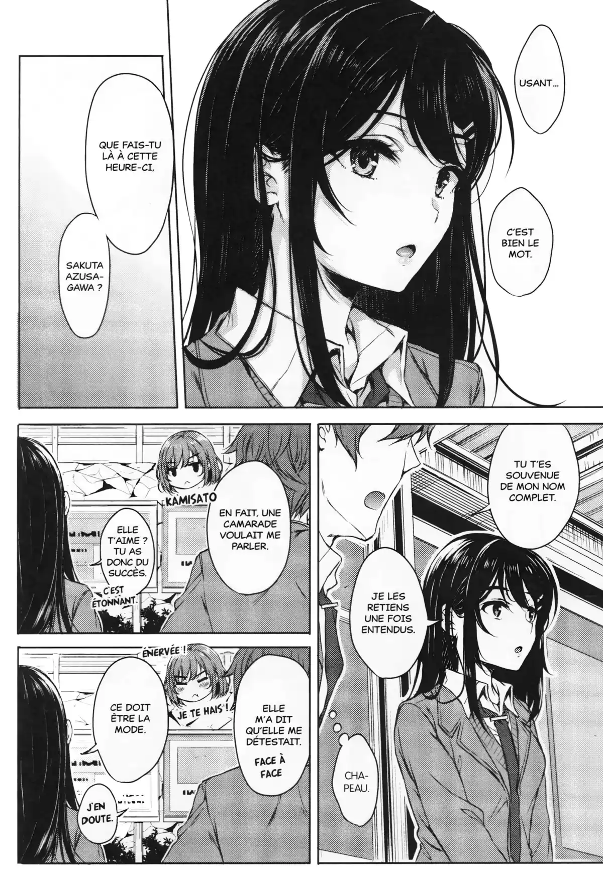 Rascal Does Not Dream of Bunny Girl Senpai Volume 1 page 40