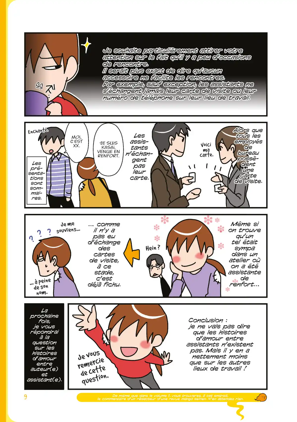 Assistante mangaka – le blog Volume 2 page 10