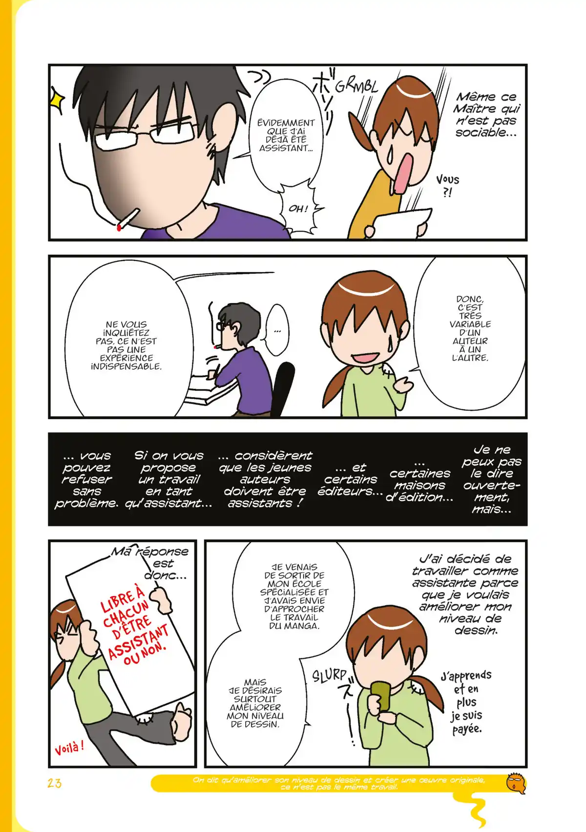 Assistante mangaka – le blog Volume 2 page 24