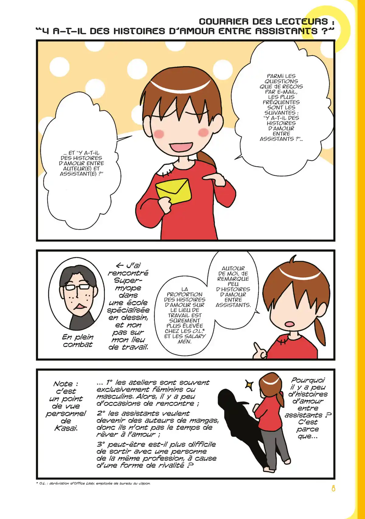 Assistante mangaka – le blog Volume 2 page 9