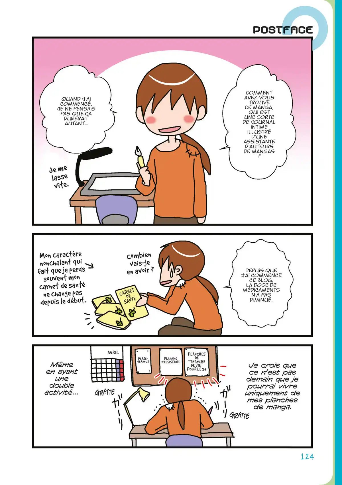 Assistante mangaka – le blog Volume 1 page 125