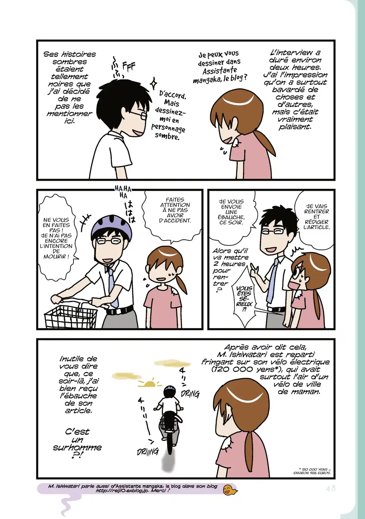 Assistante mangaka – le blog Volume 3 page 49