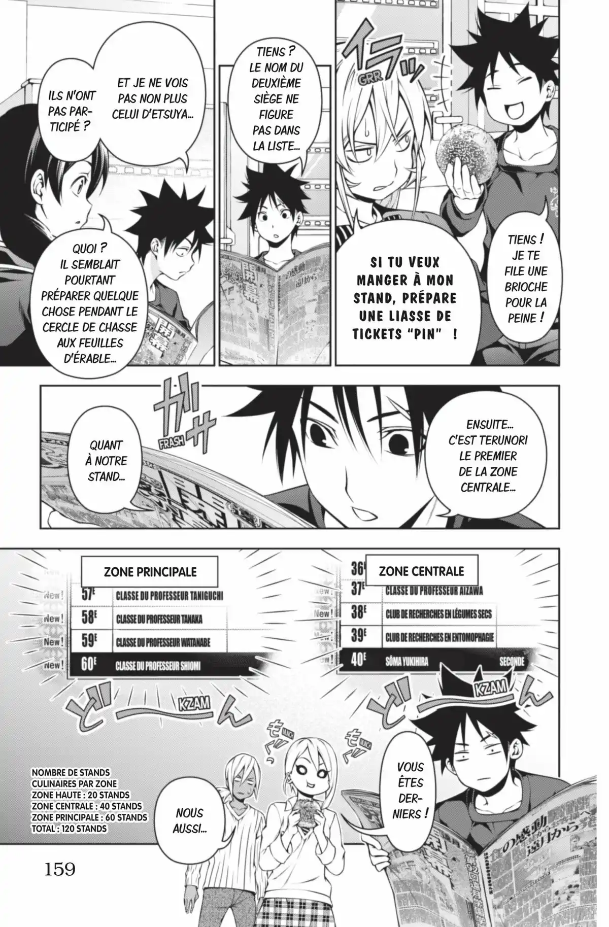 Food Wars ! Volume 15 page 159